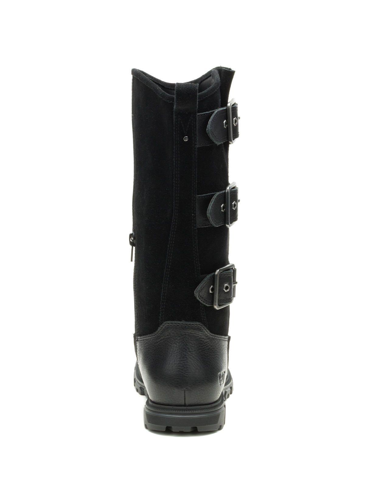 Bota Cuero Mujer Notion Buckle Negro-5