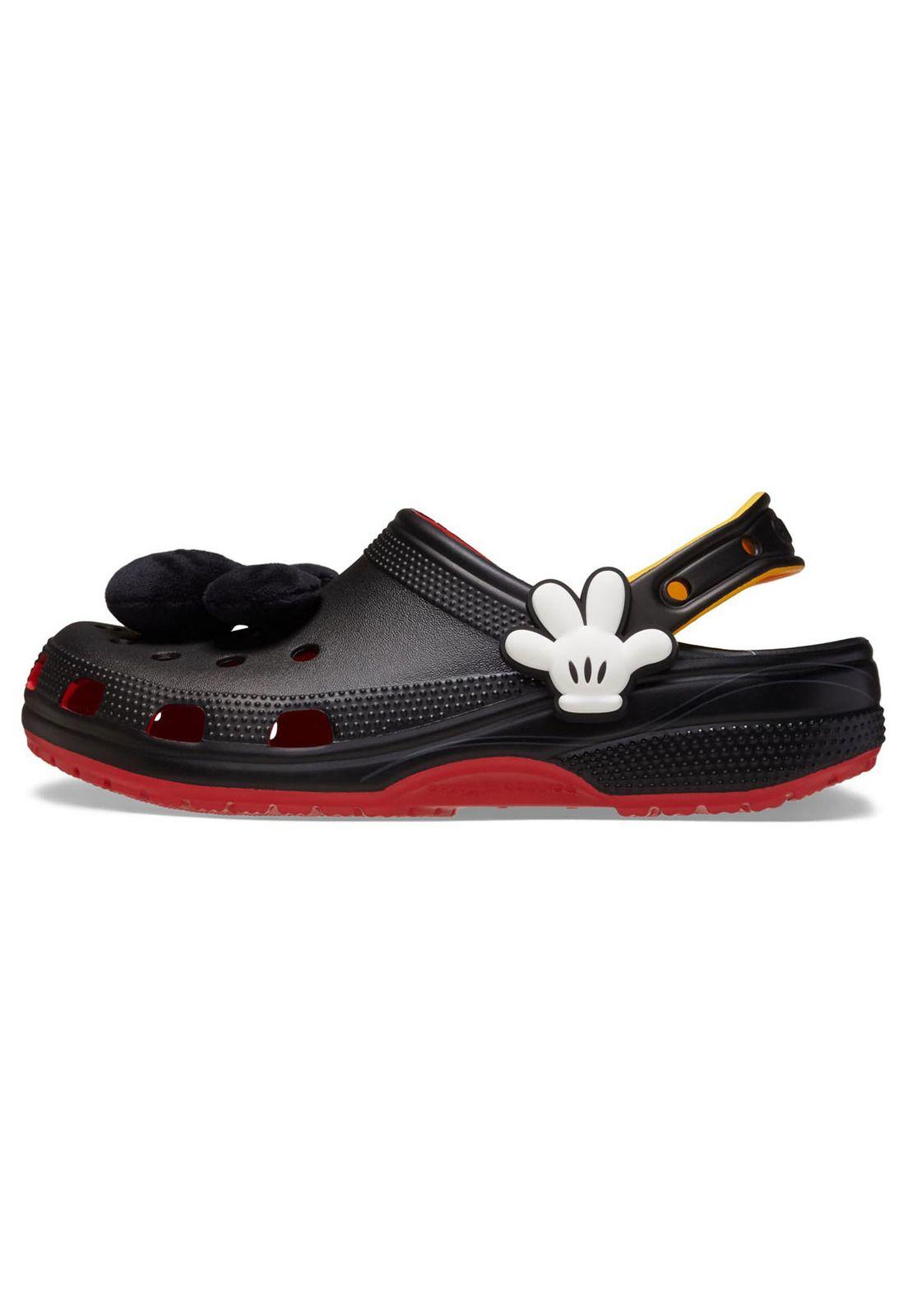 Zueco Crocs Unisex Mickey Iam Negro-1