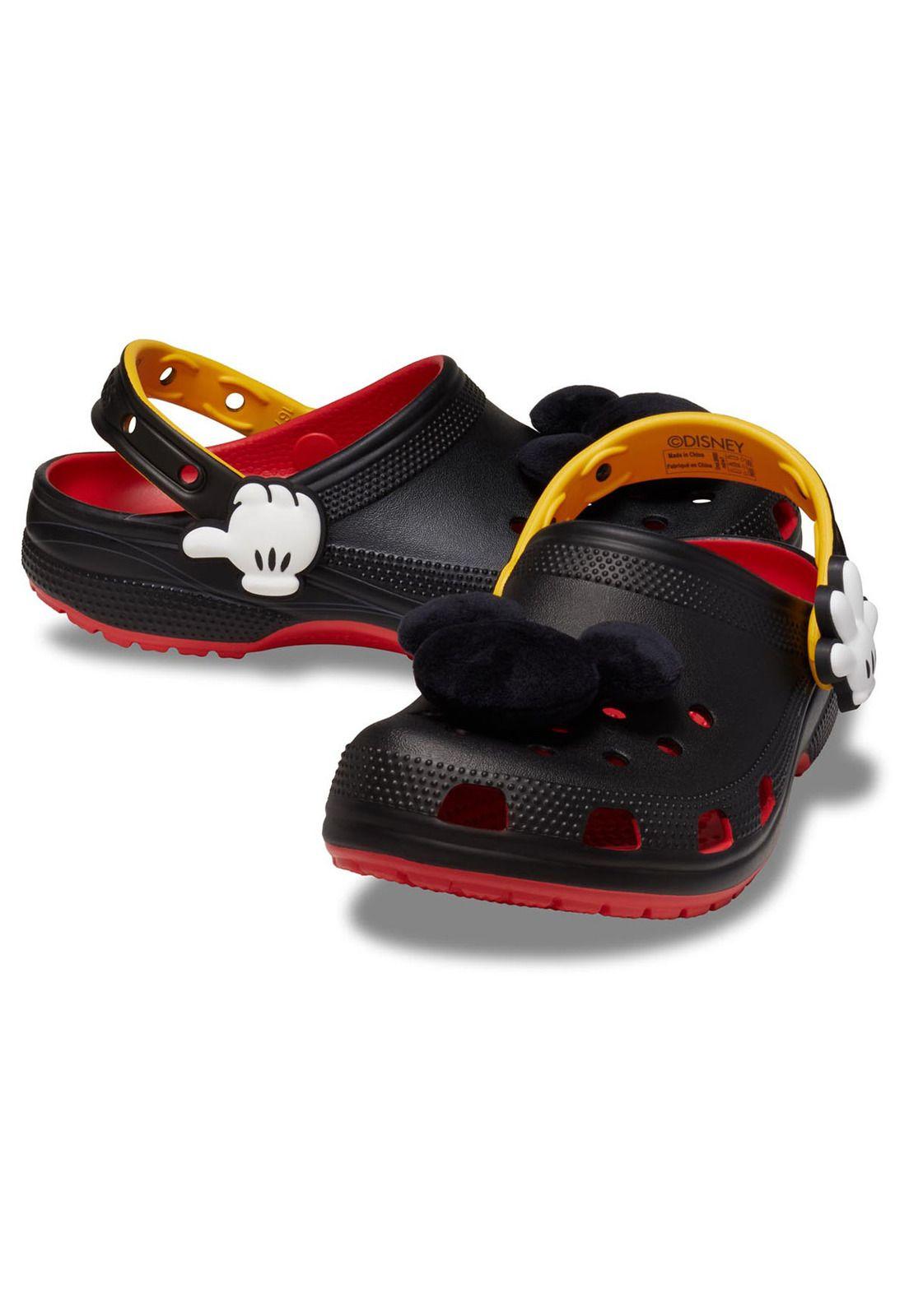 Zueco Crocs Unisex Mickey Iam Negro-3