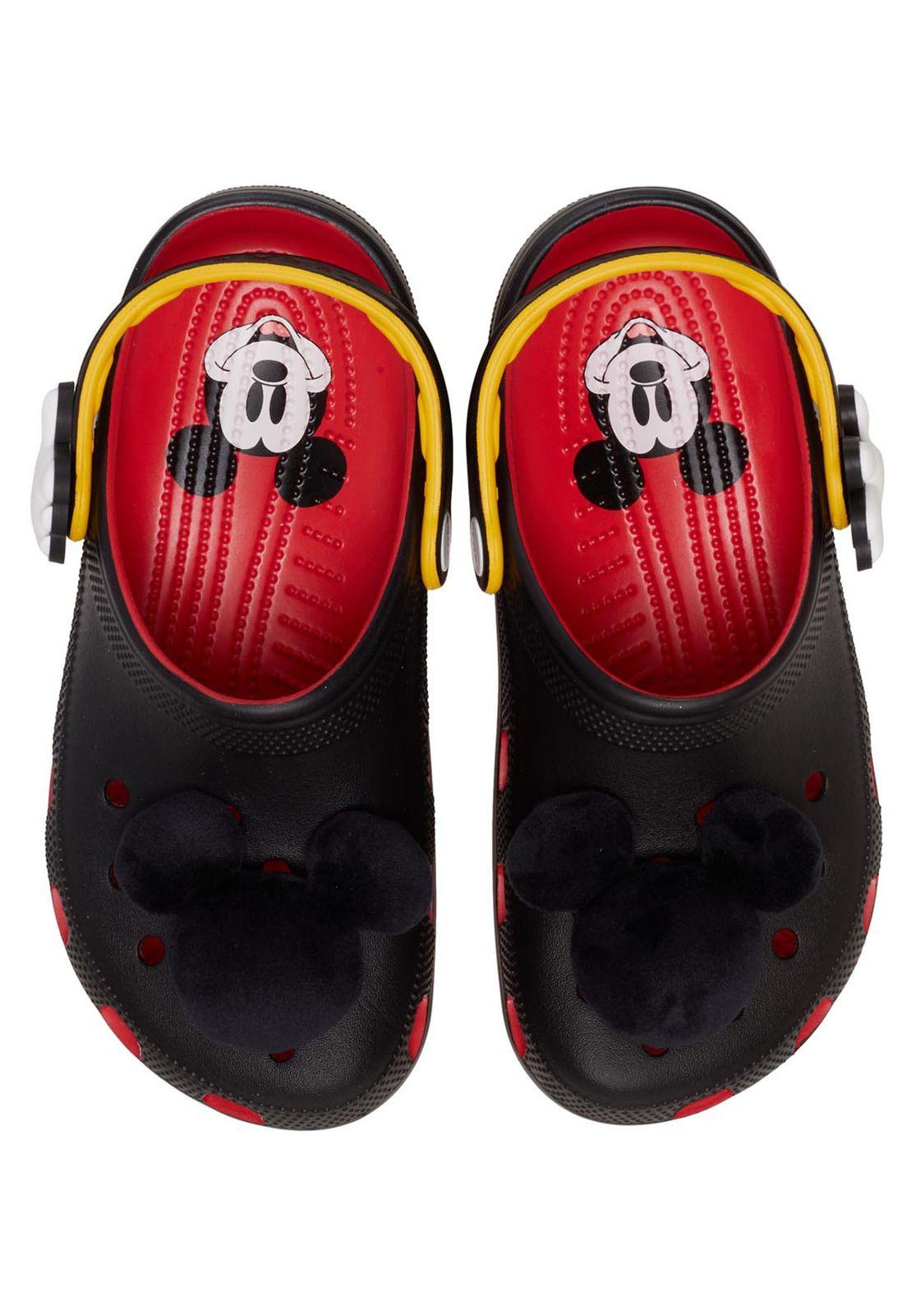 Zueco Crocs Unisex Mickey Iam Negro-4