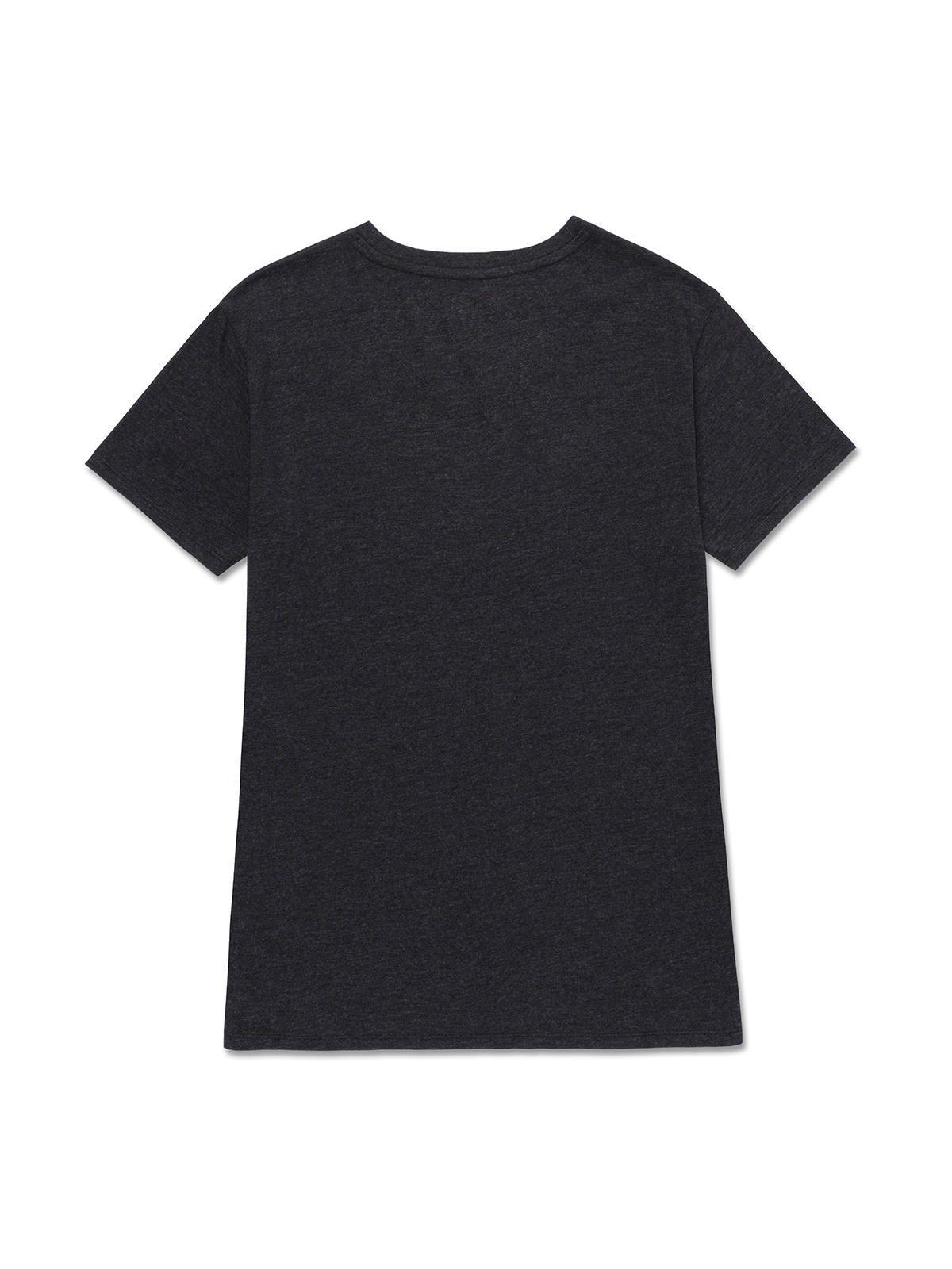 Polera Manga Corta Mujer Crew Graphic Tee 3 Negro-1