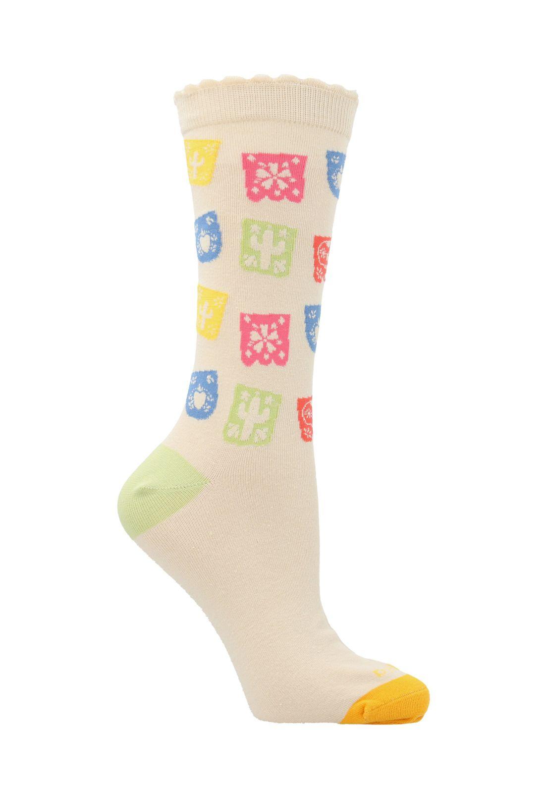 Calcetines Catrina Mujer Beige-0