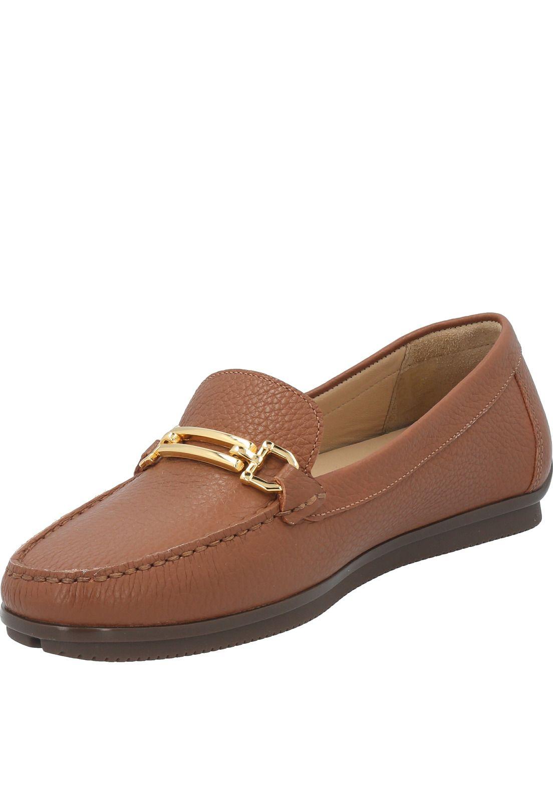 Mocasin Cuero Mujer Marine Marrón-3