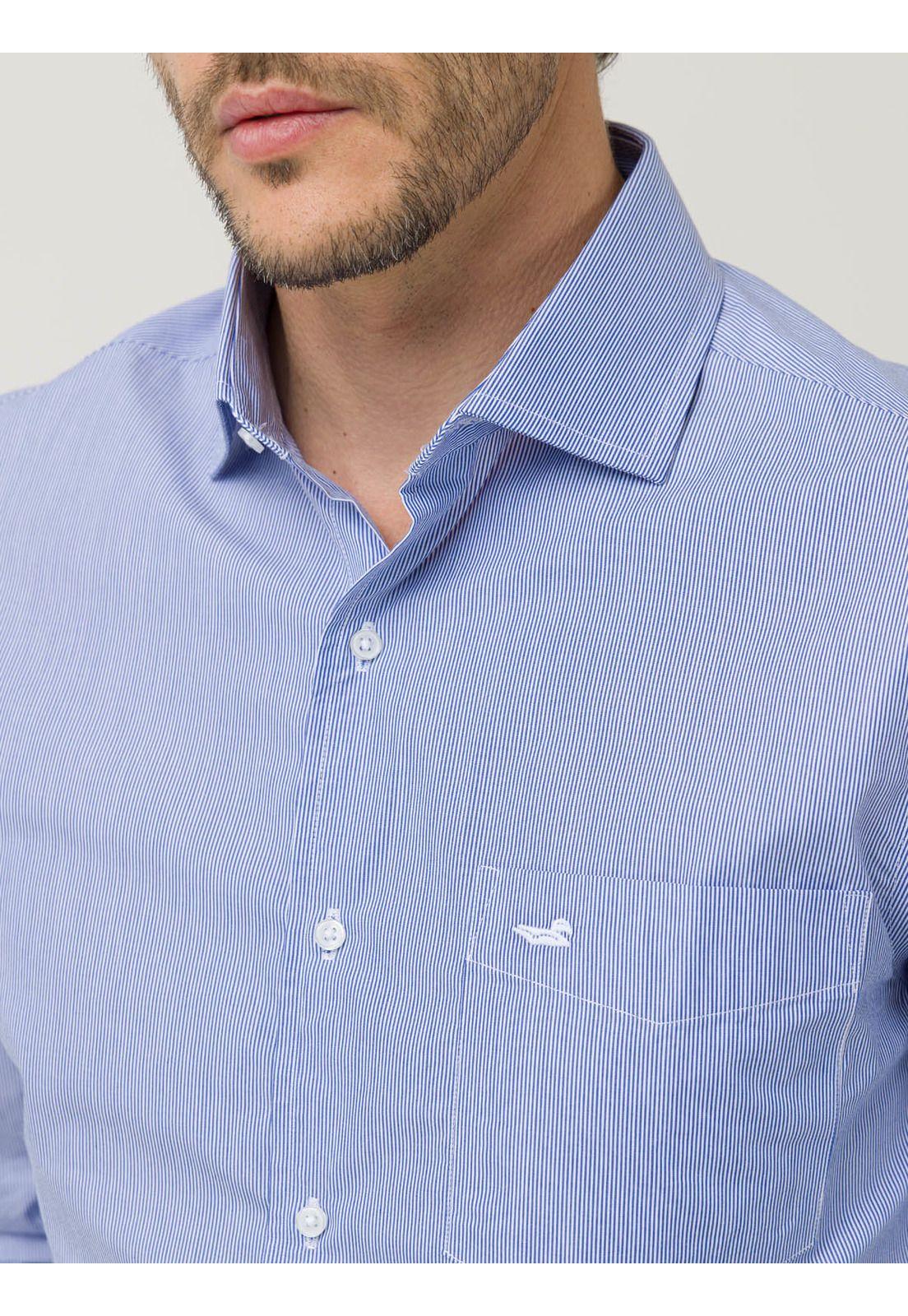 Camisa Algodón Hombre Easylife Celeste-8