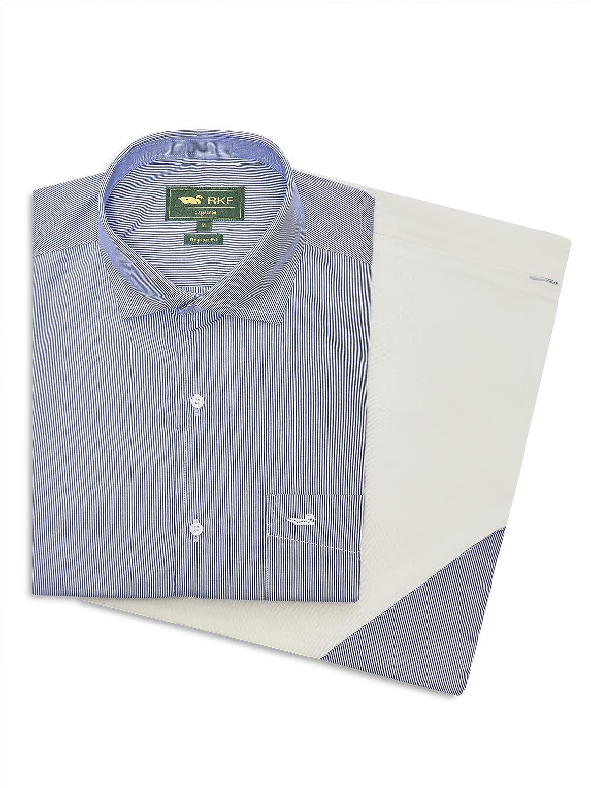 Camisa Algodón Hombre Easylife Celeste-5
