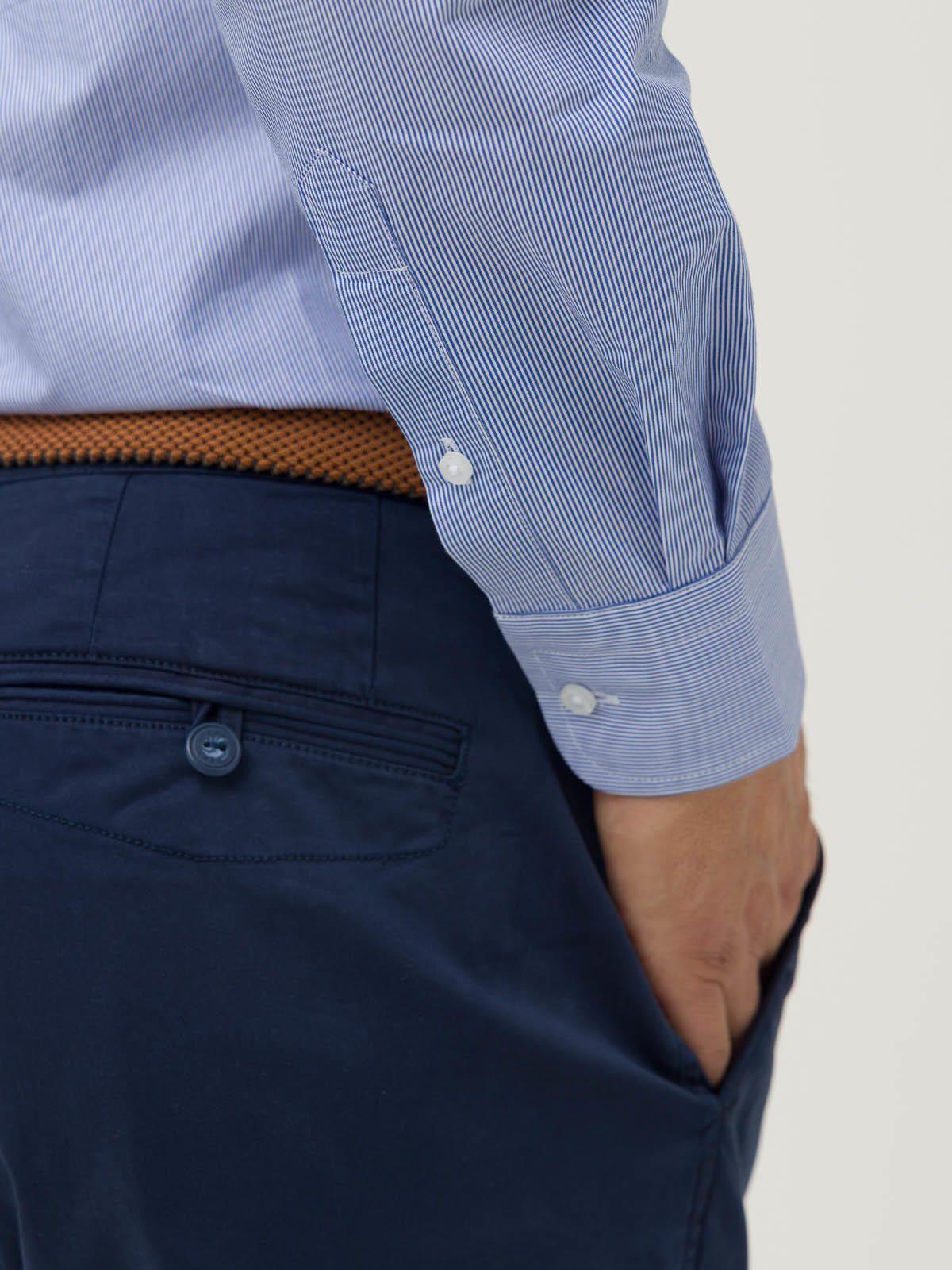 Camisa Algodón Hombre Easylife Celeste-9