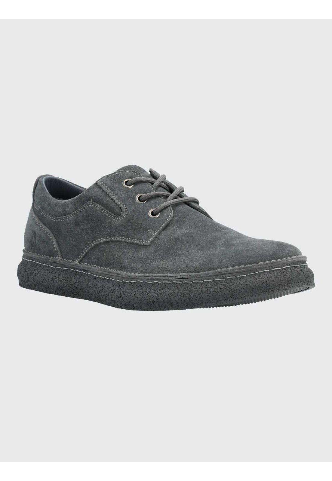 Zapatilla Cuero Hombre Gared Gris-0