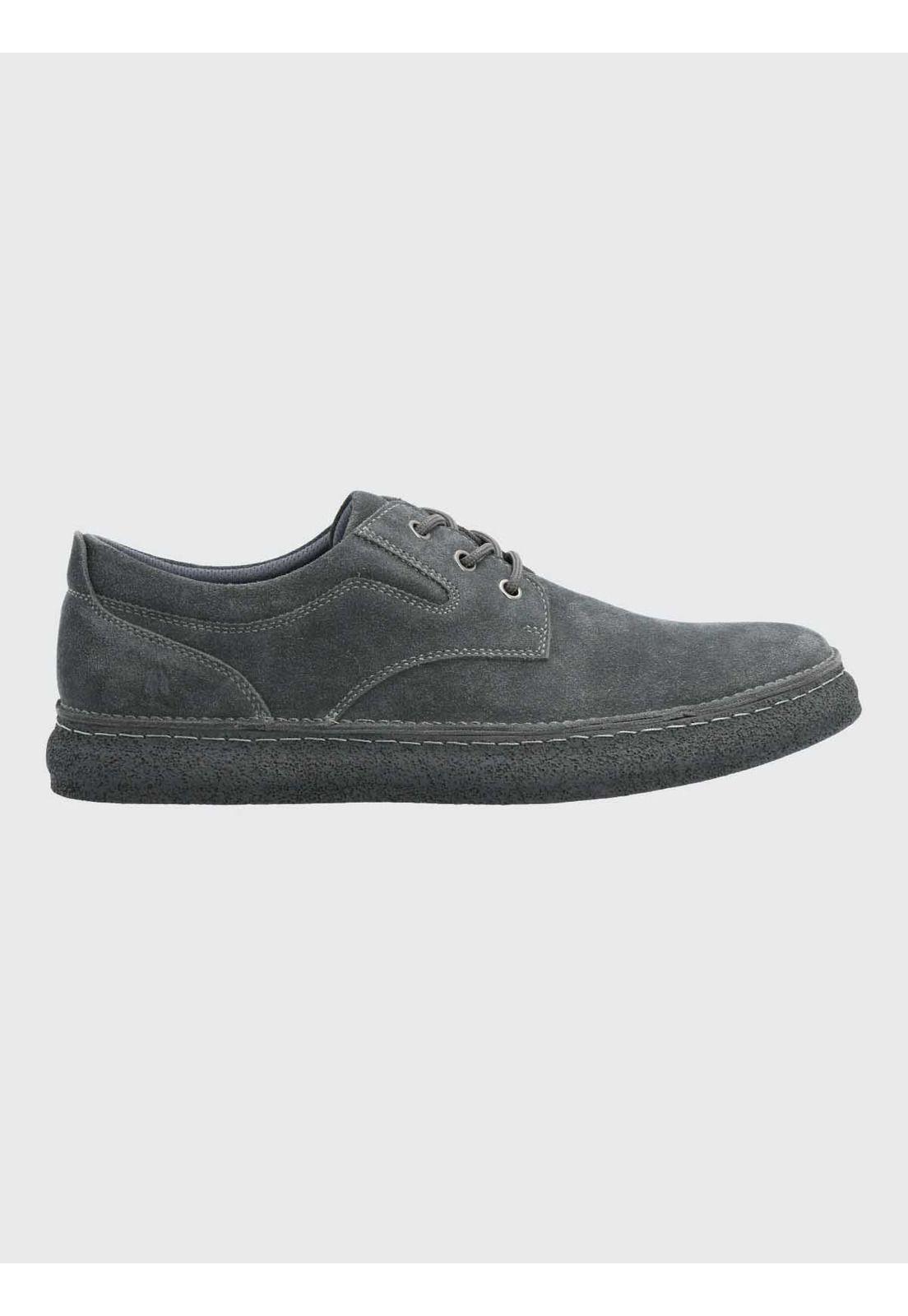 Zapatilla Cuero Hombre Gared Gris-1