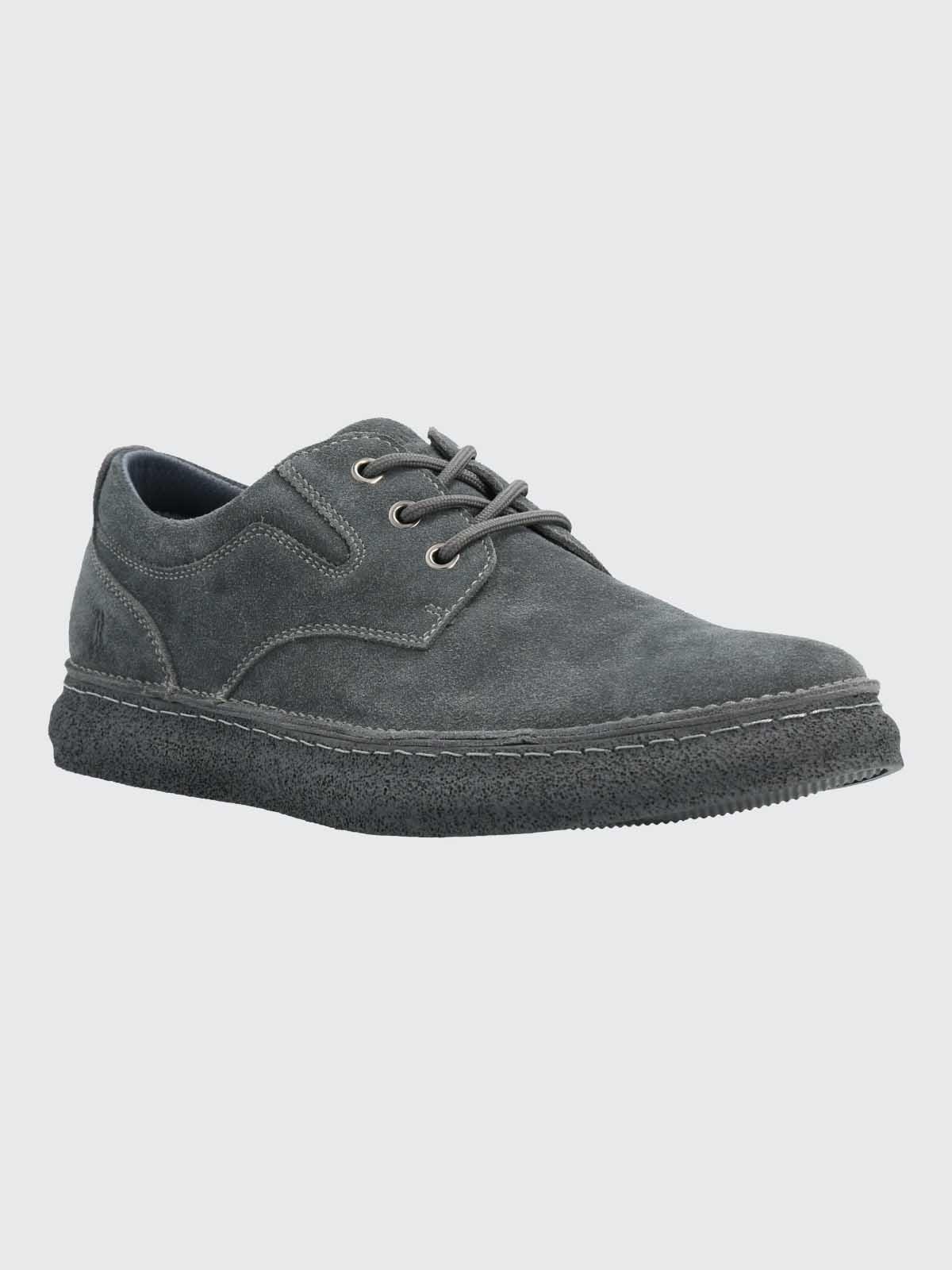 Zapatilla Cuero Hombre Gared Gris-0