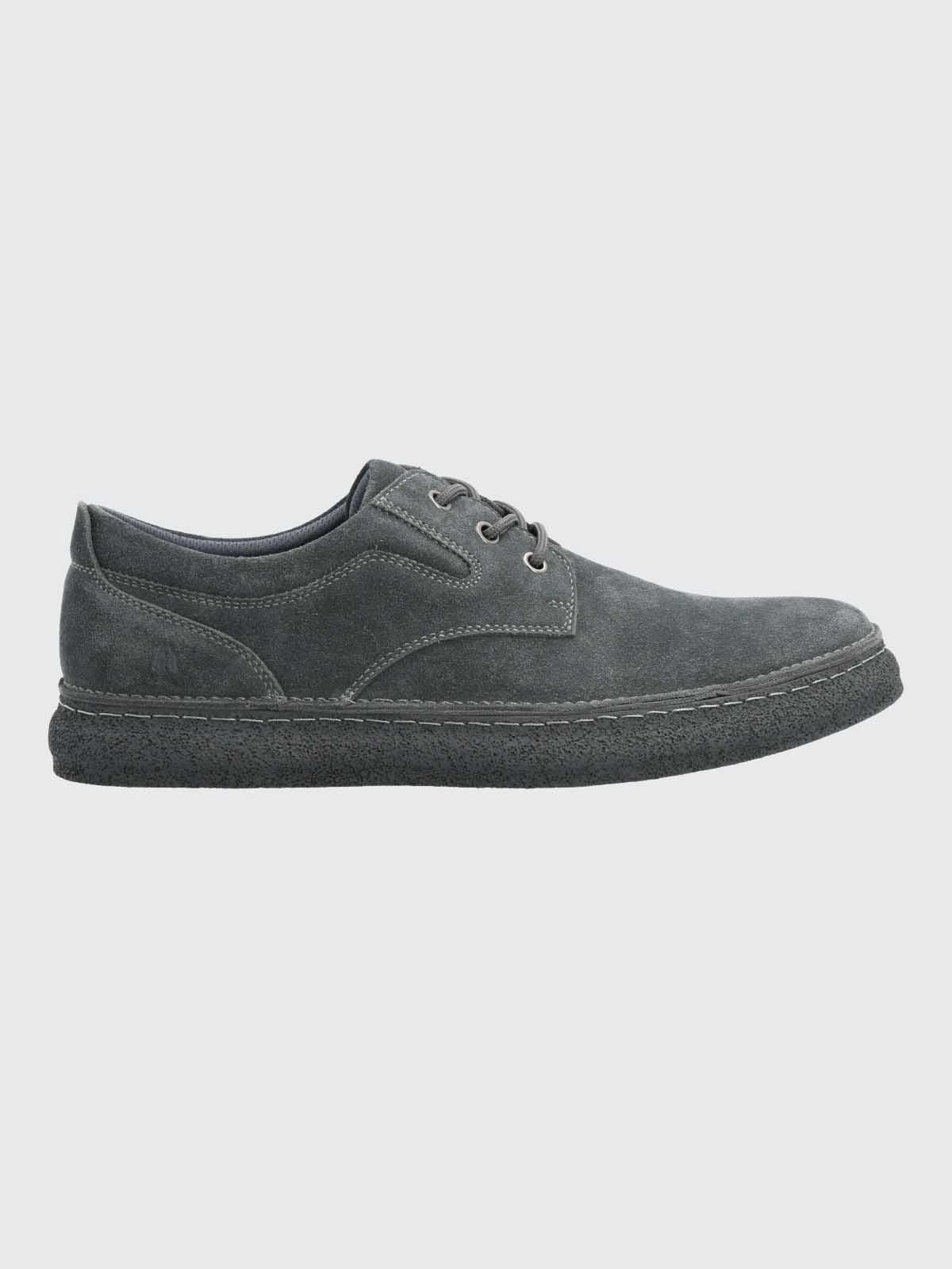 Zapatilla Cuero Hombre Gared Gris-1