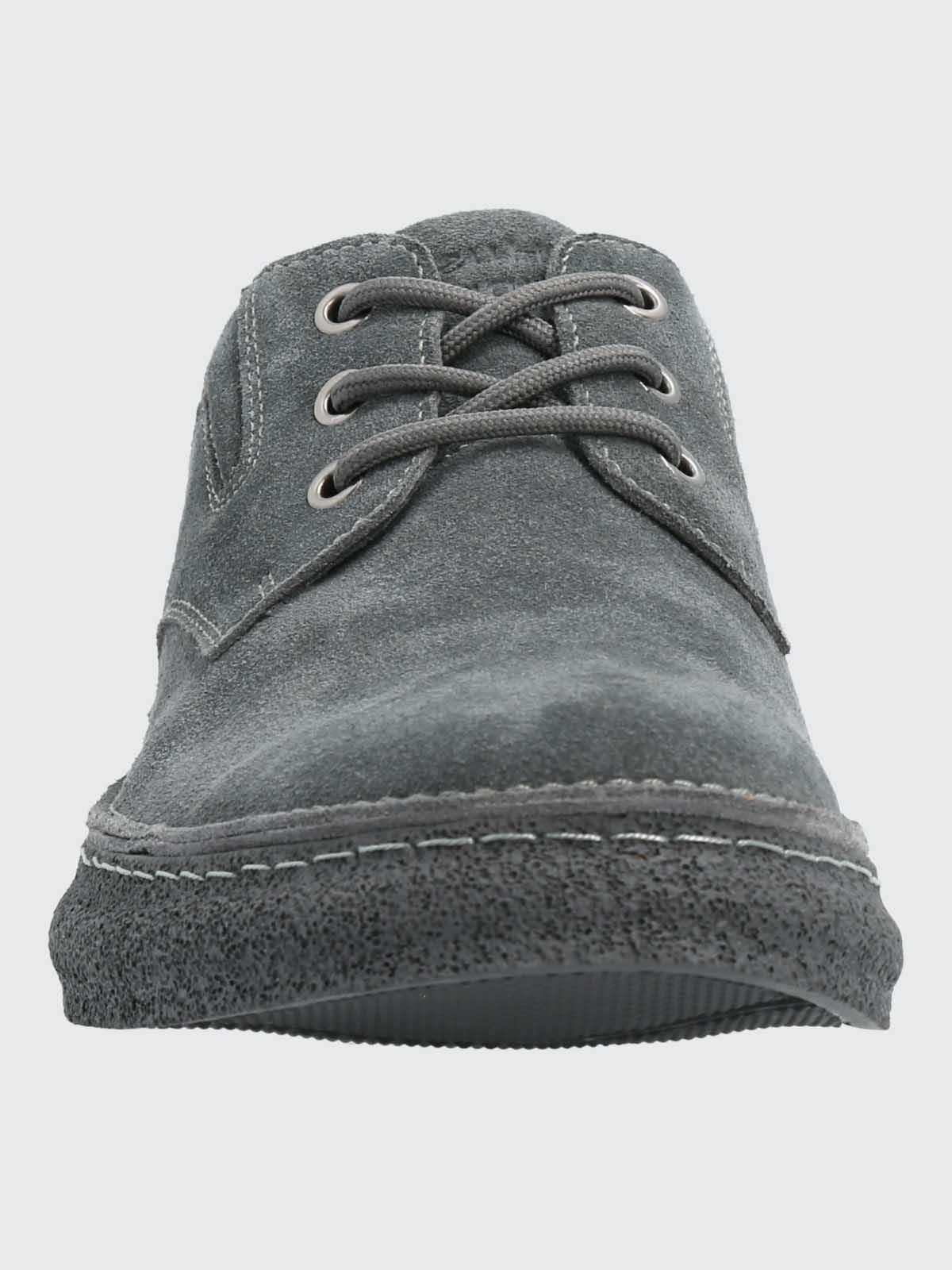 Zapatilla Cuero Hombre Gared Gris-3