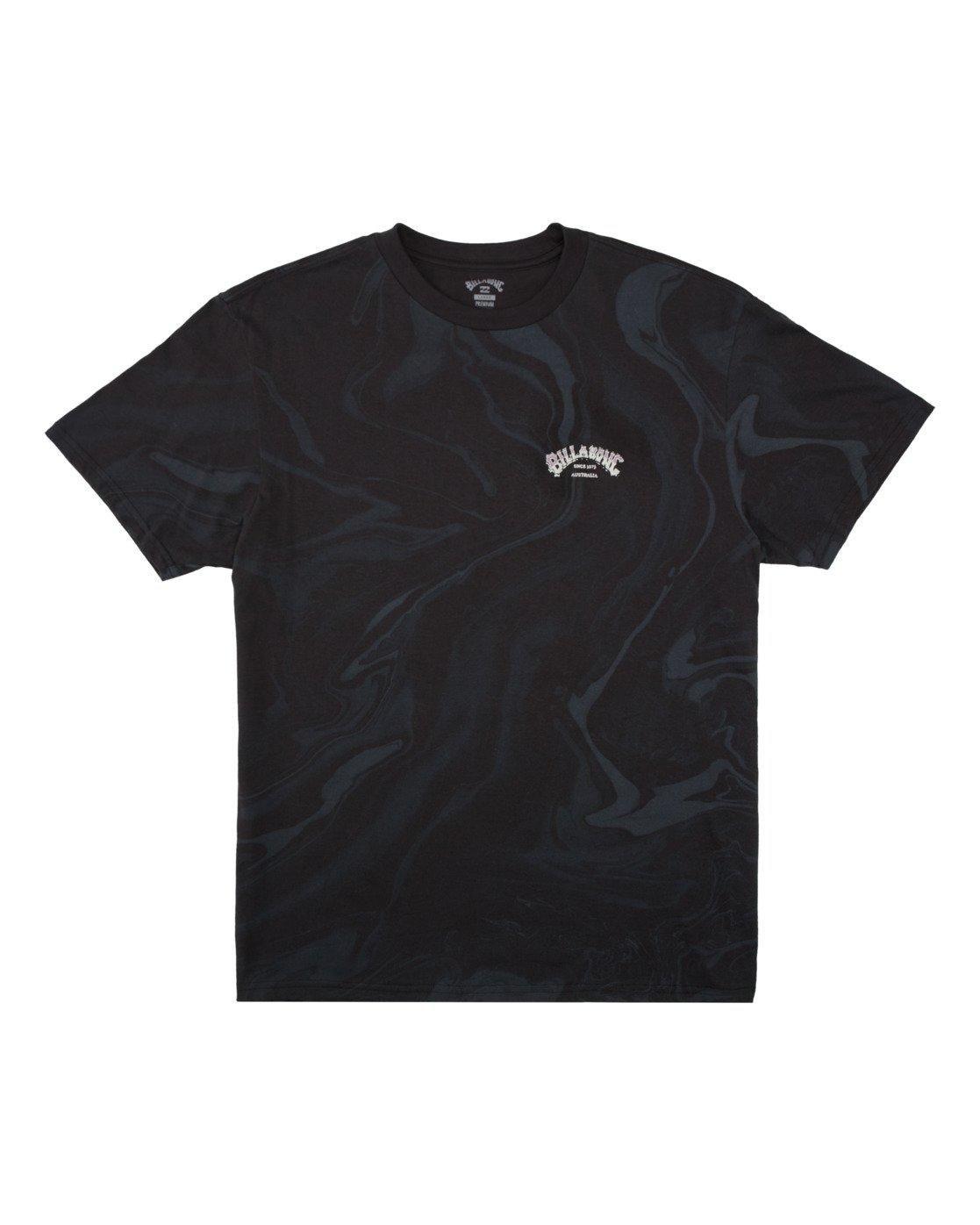 Polera M/C Hombre Marble Arch Ss Negro-3