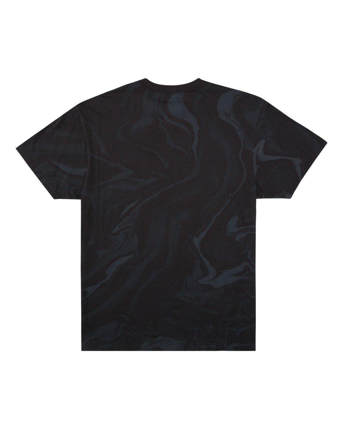 Polera M/C Hombre Marble Arch Ss Negro-4