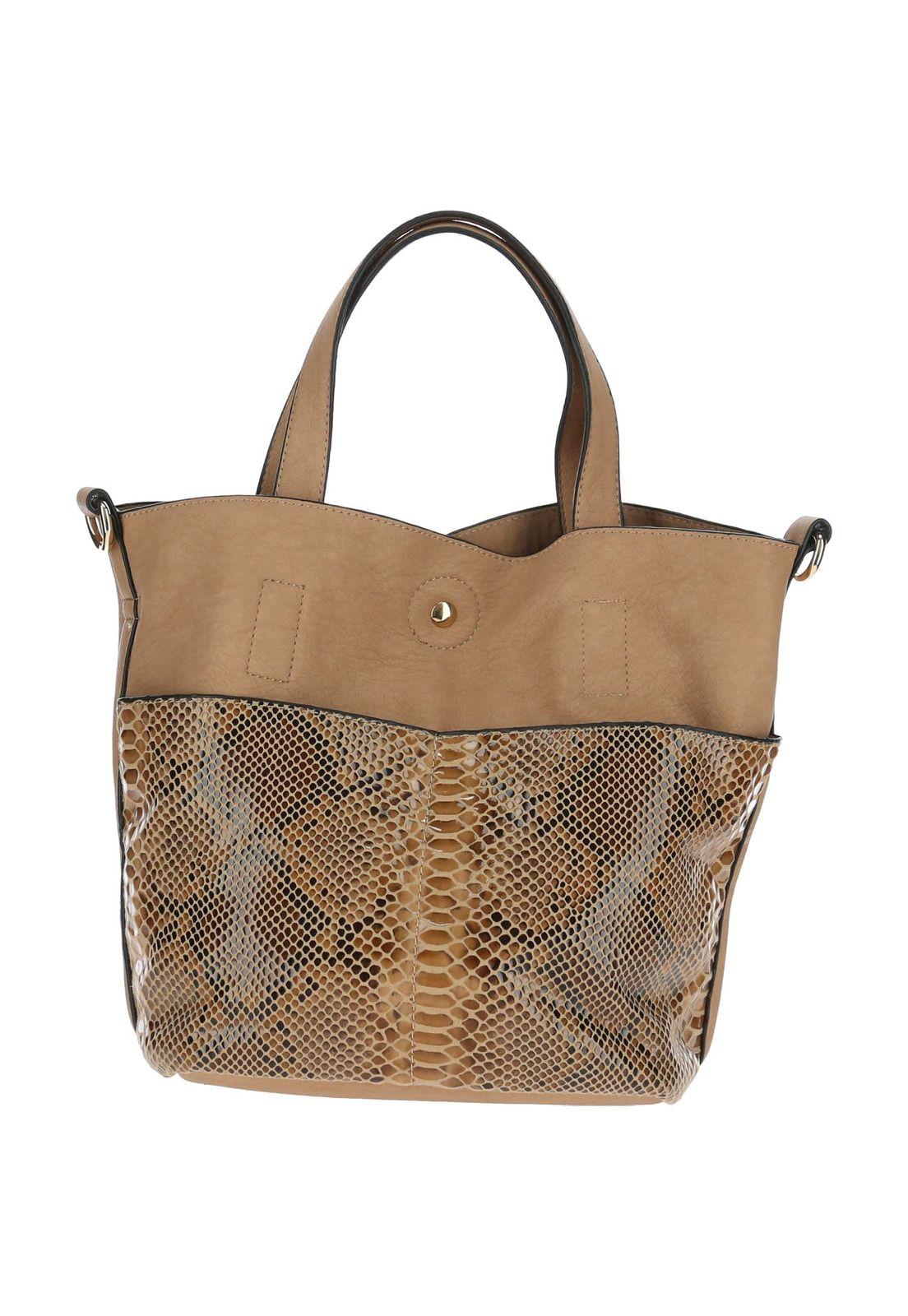 Cartera Ecocuero Snake Tote-0