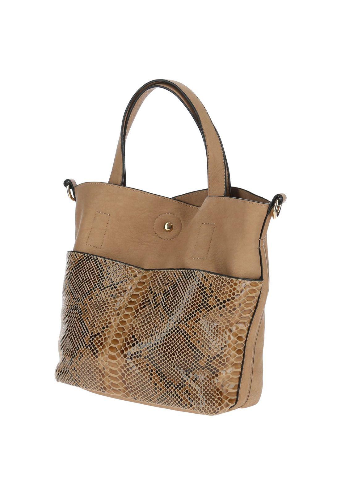 Cartera Ecocuero Snake Tote-1