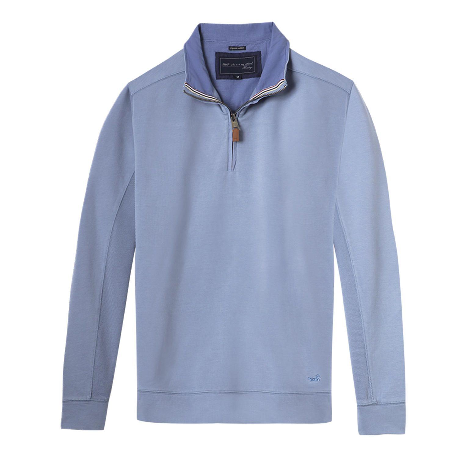 Poleron Algodón Rib Azul Hombre Rockford-0