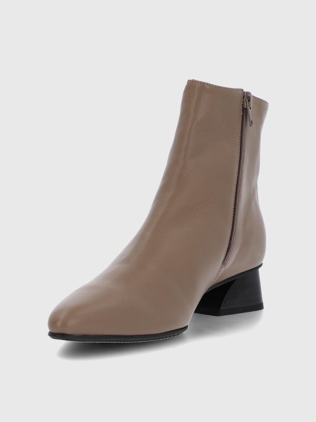 Botin Brunate Cuero Mujer Pinedo Café-5
