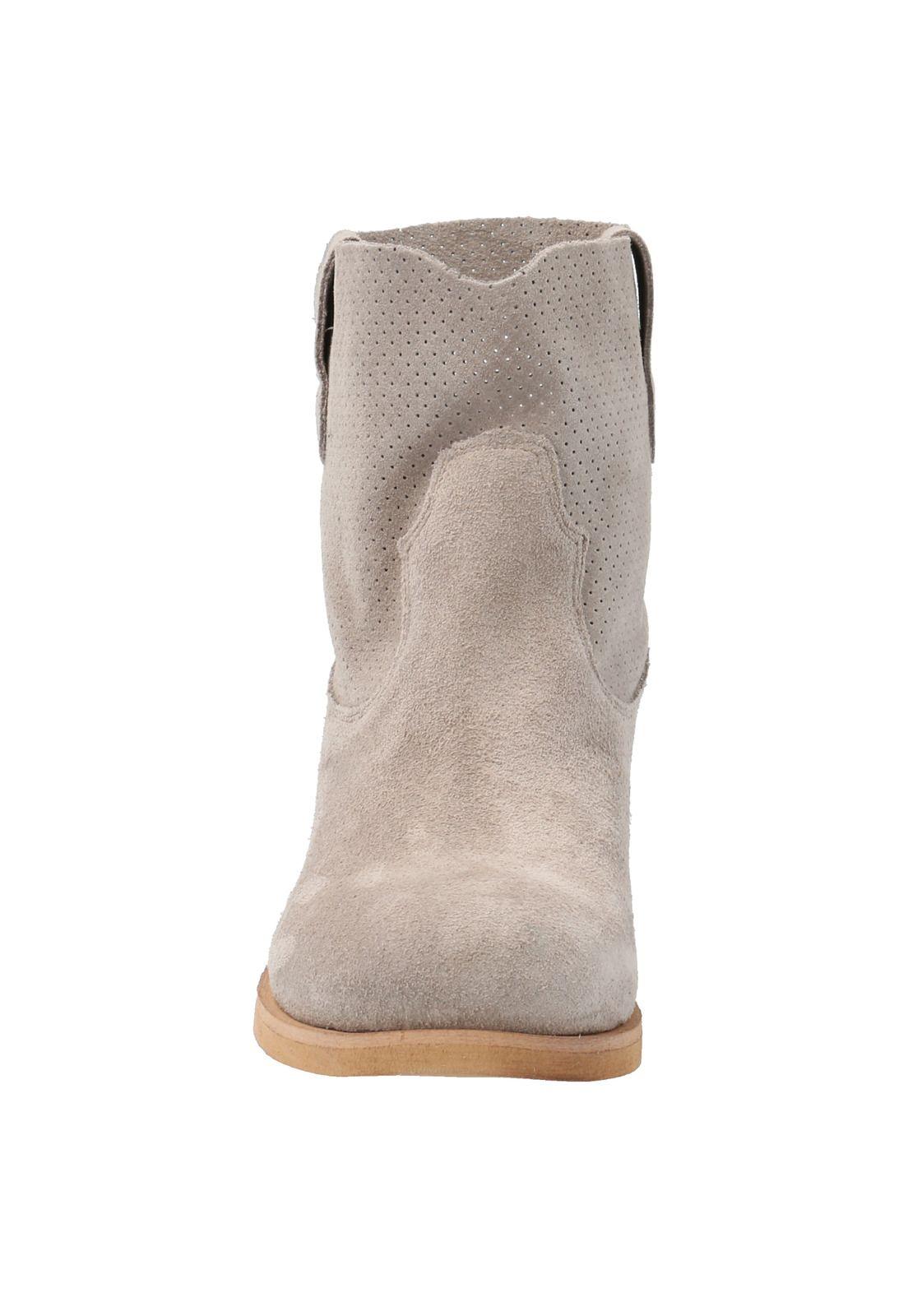 Botin Cuero Aviana Beige Mujer-2
