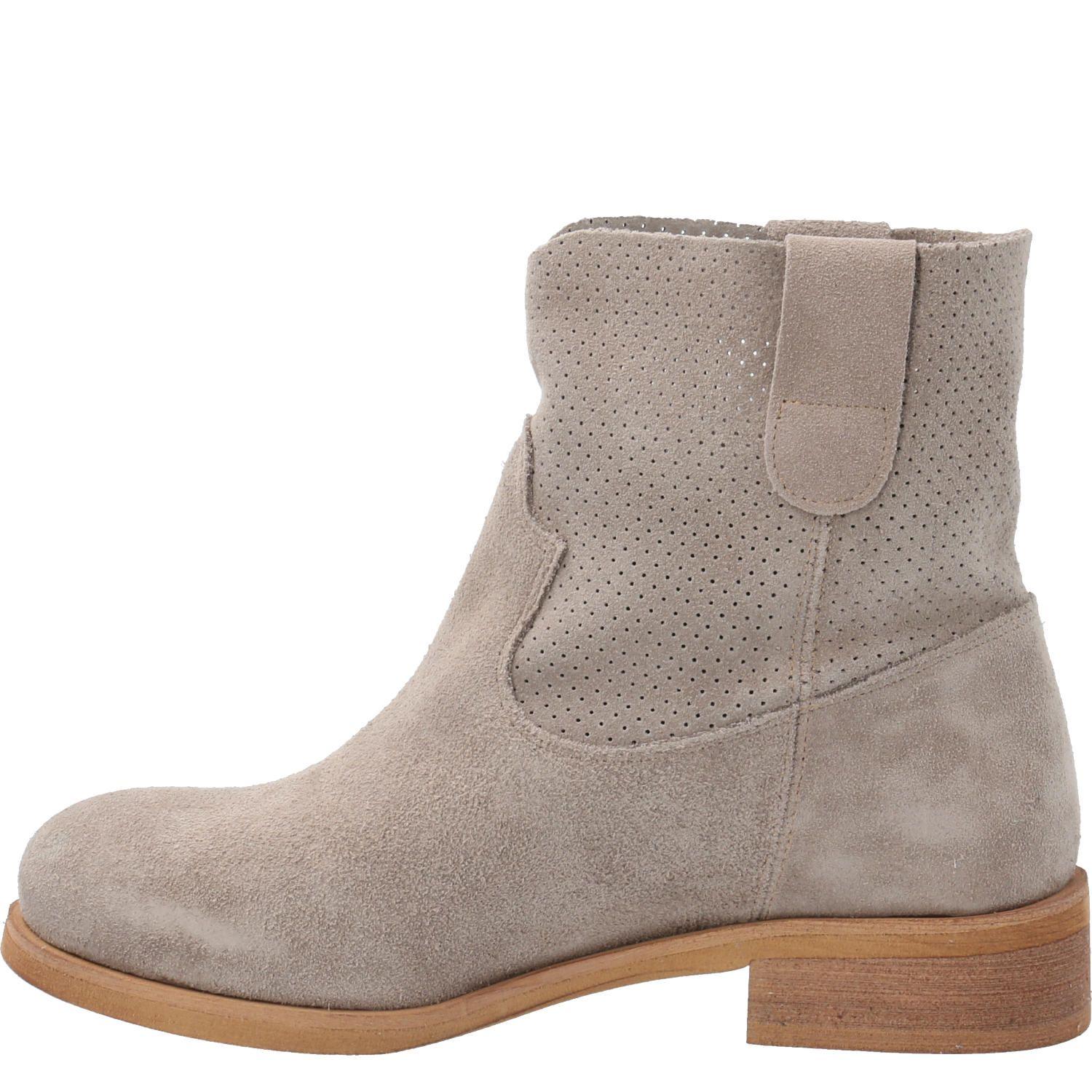 Botin Cuero Aviana Beige Mujer-4