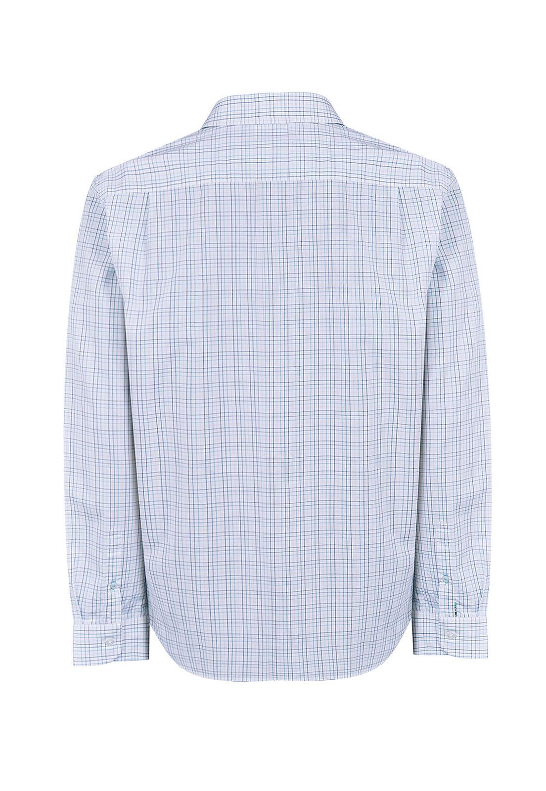 Camisa Algodón Orgánico Azul Lighter Hombre -1