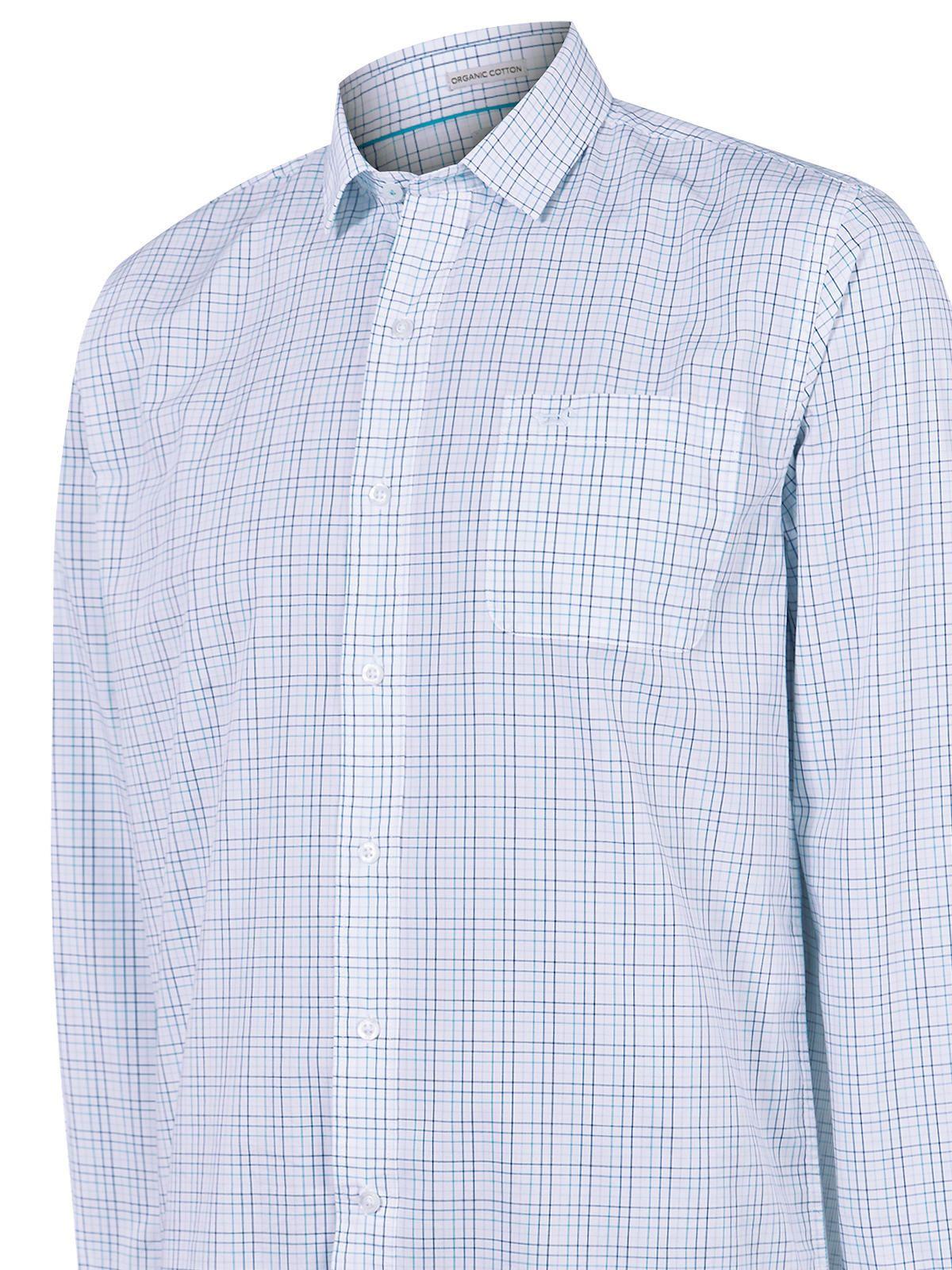 Camisa Algodón Orgánico Azul Lighter Hombre -3