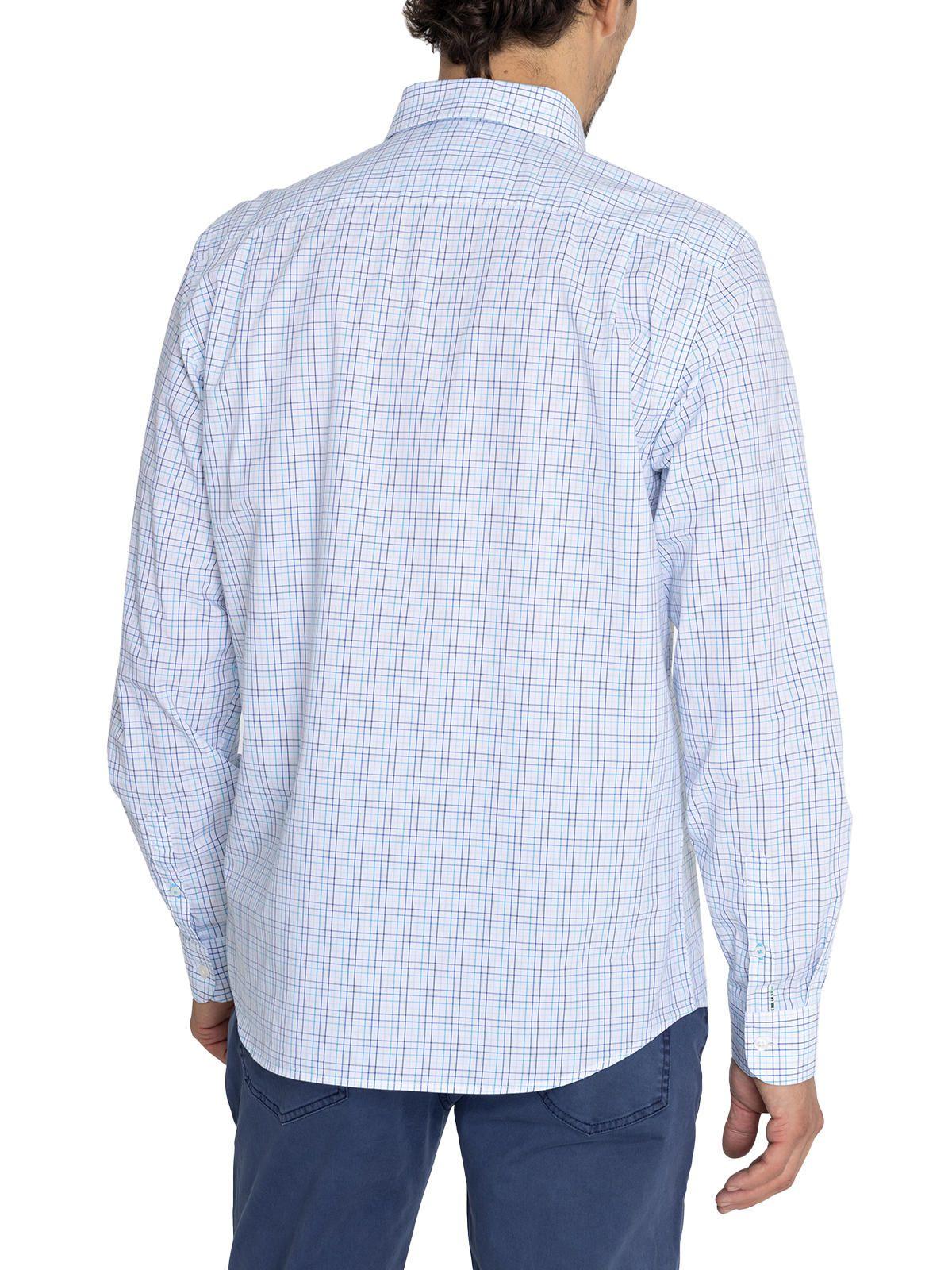 Camisa Algodón Orgánico Azul Lighter Hombre -7