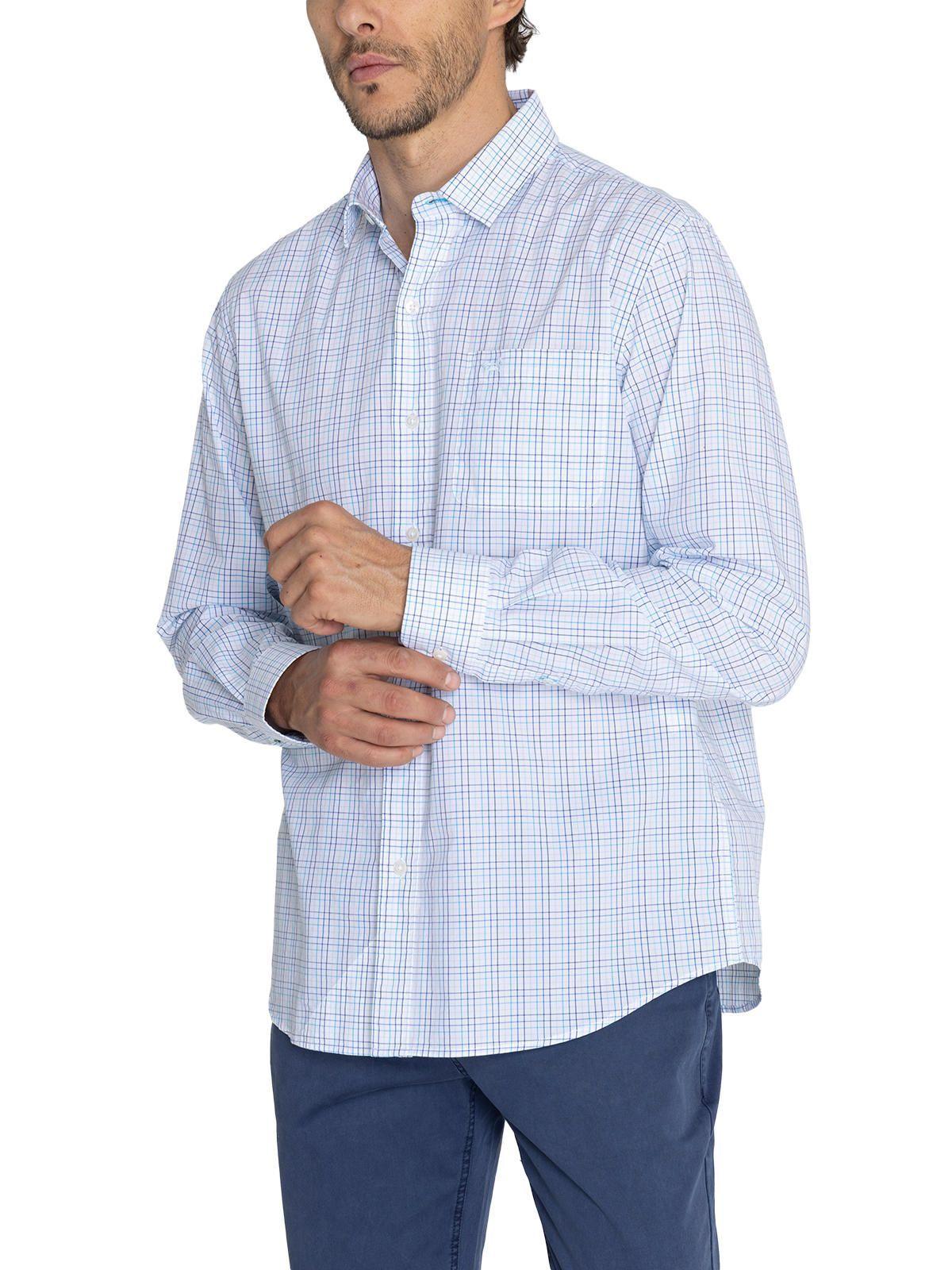 Camisa Algodón Orgánico Azul Lighter Hombre -5