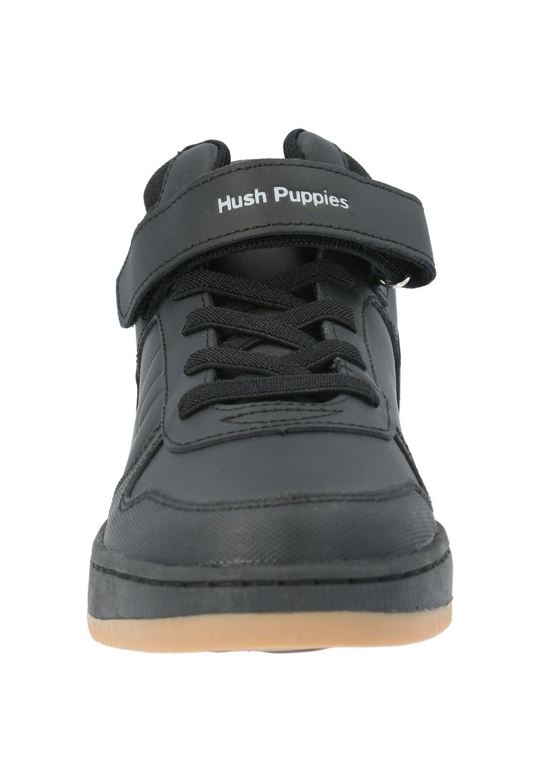 Zapatilla Escolar Twist High negro niño-5