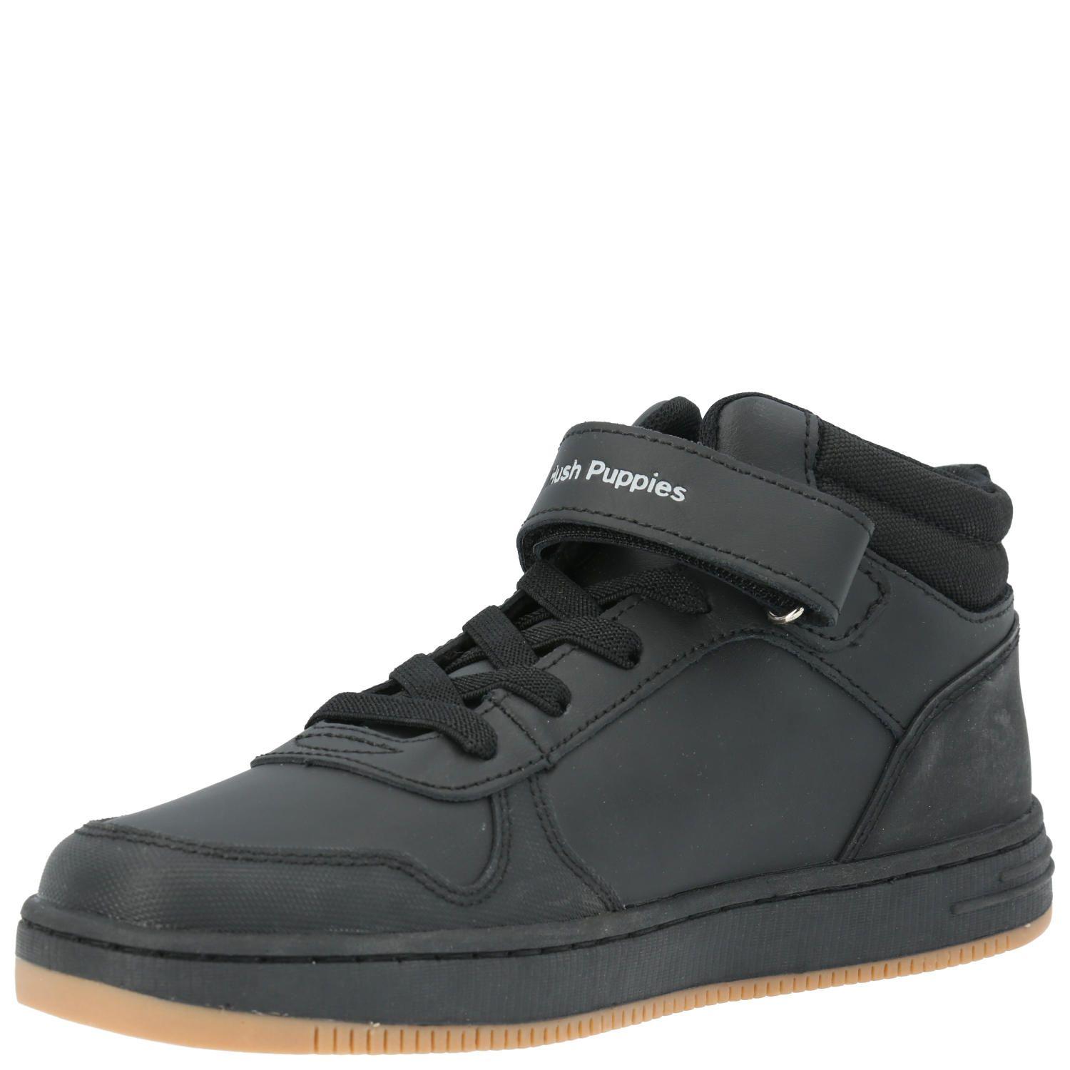 Zapatilla Escolar Twist High negro niño-6