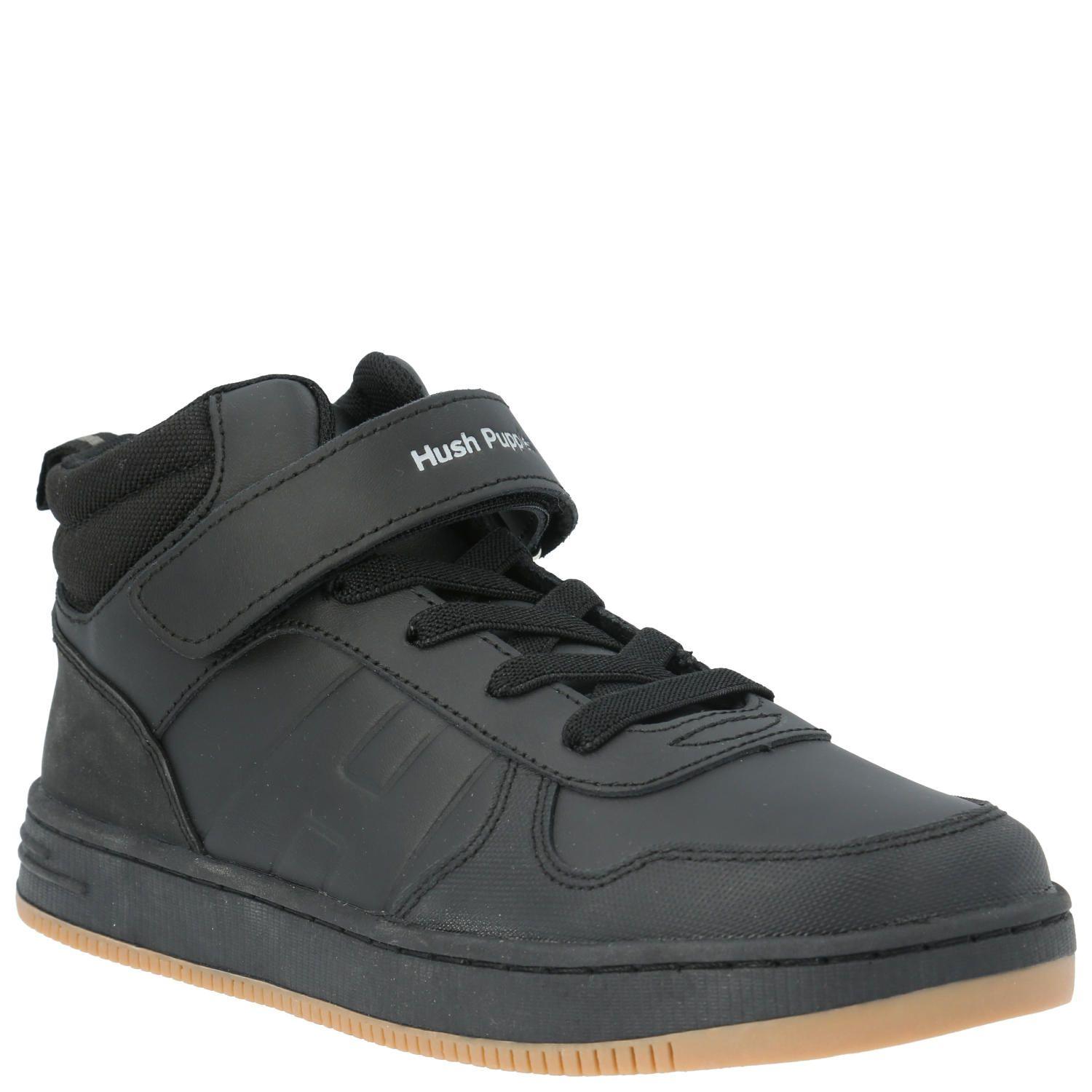 Zapatilla Escolar Twist High negro niño-3