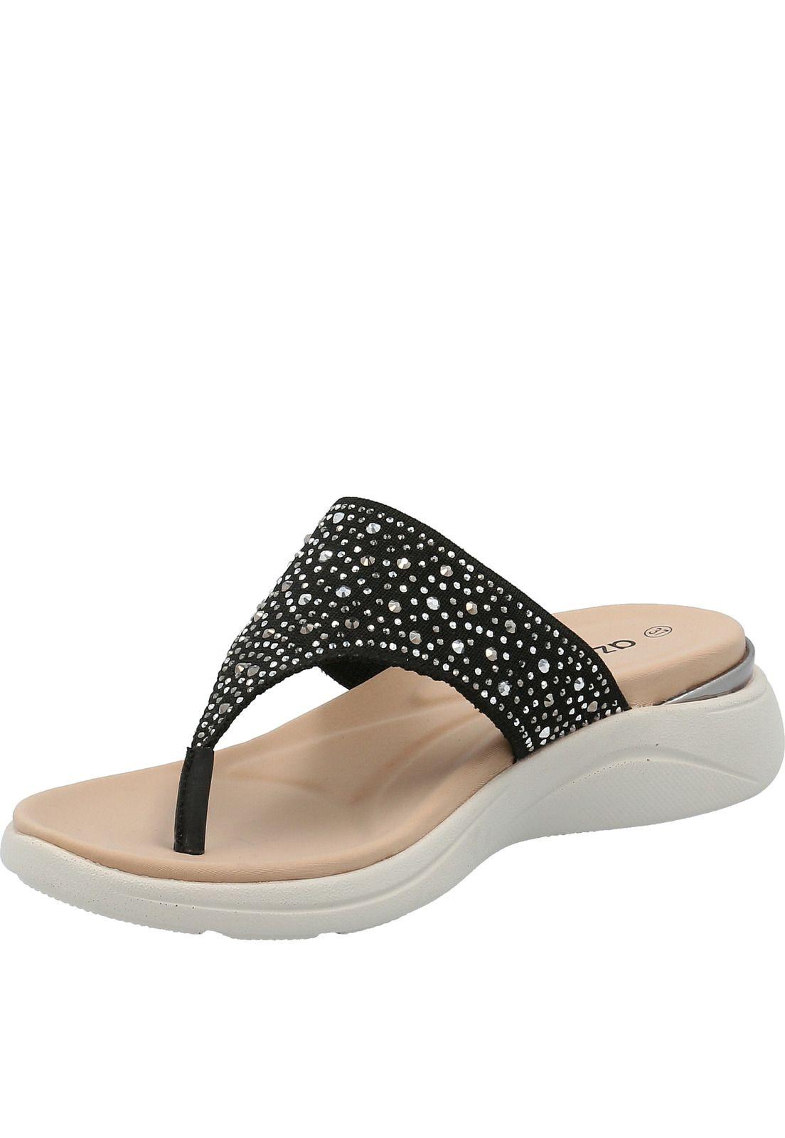 Sandalia Mujer Ghez Negro-3