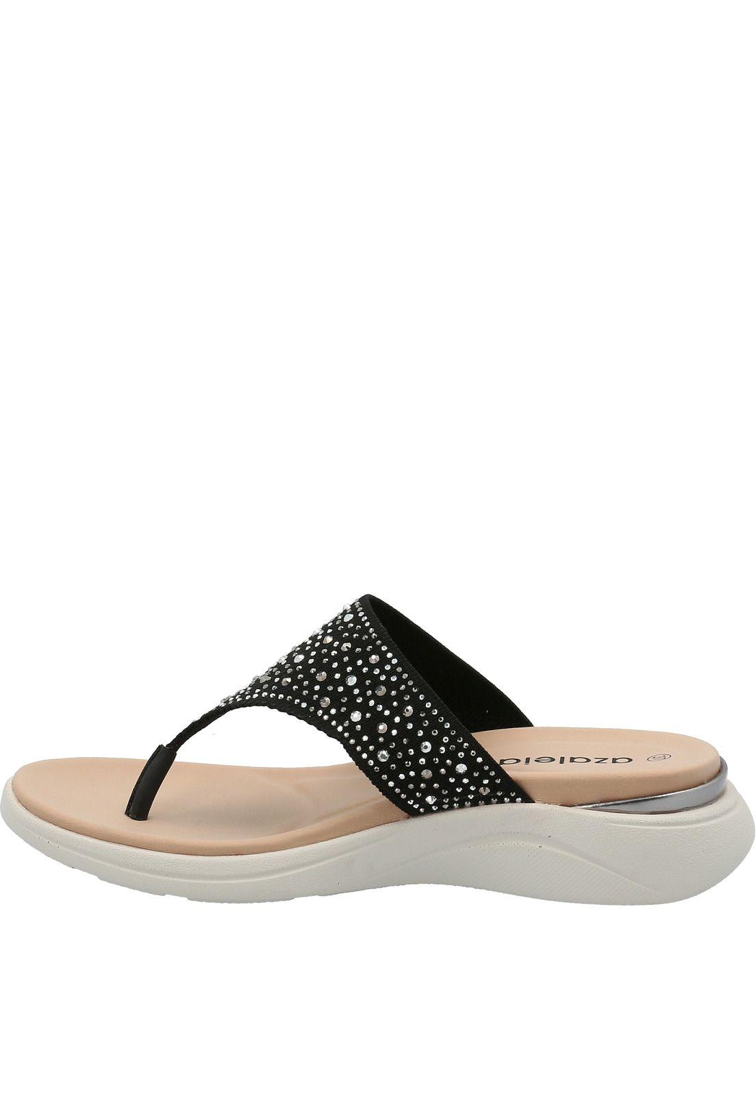 Sandalia Mujer Ghez Negro-4