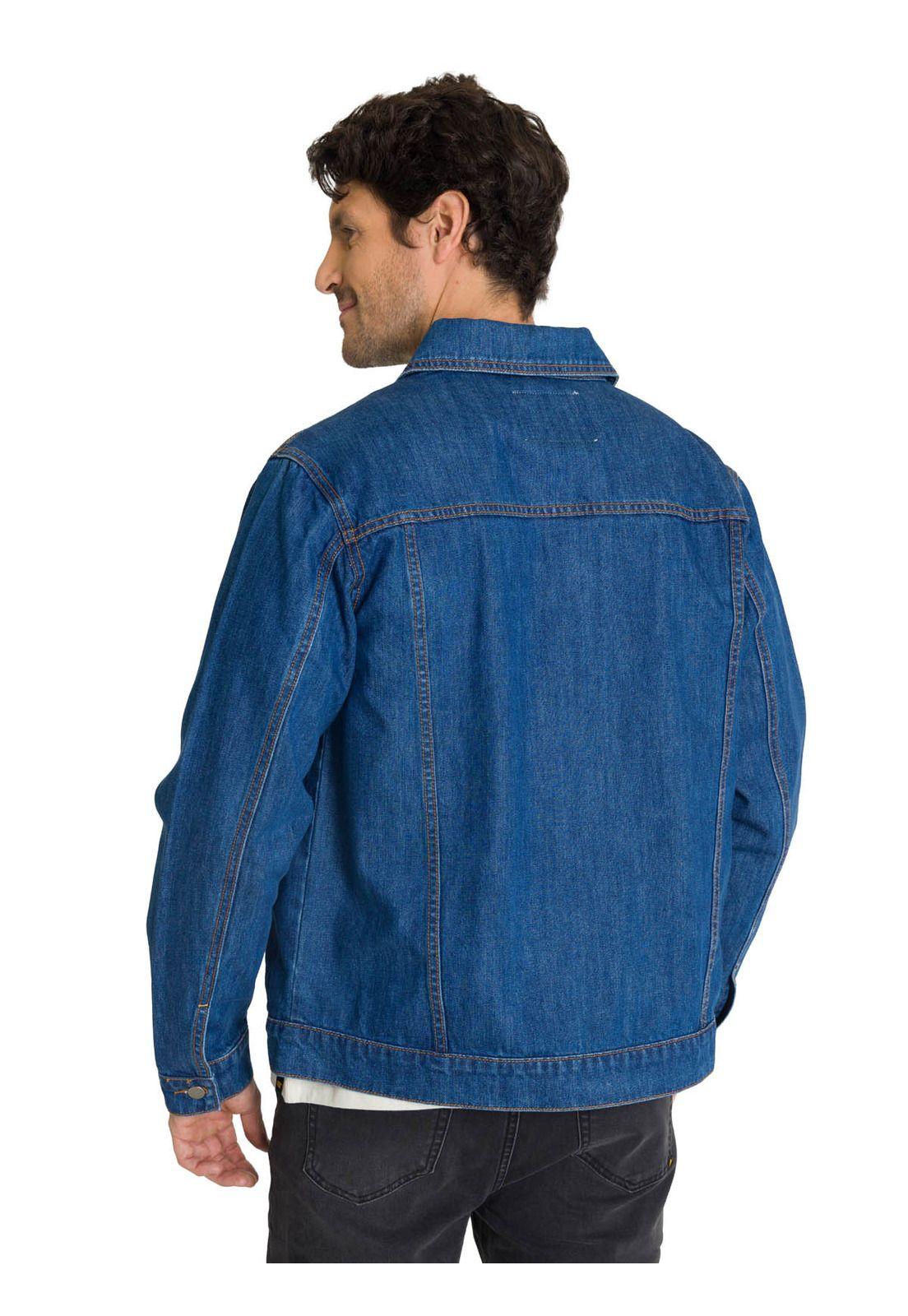 Chaqueta de Jeans Hombre Denim Work Azul-3