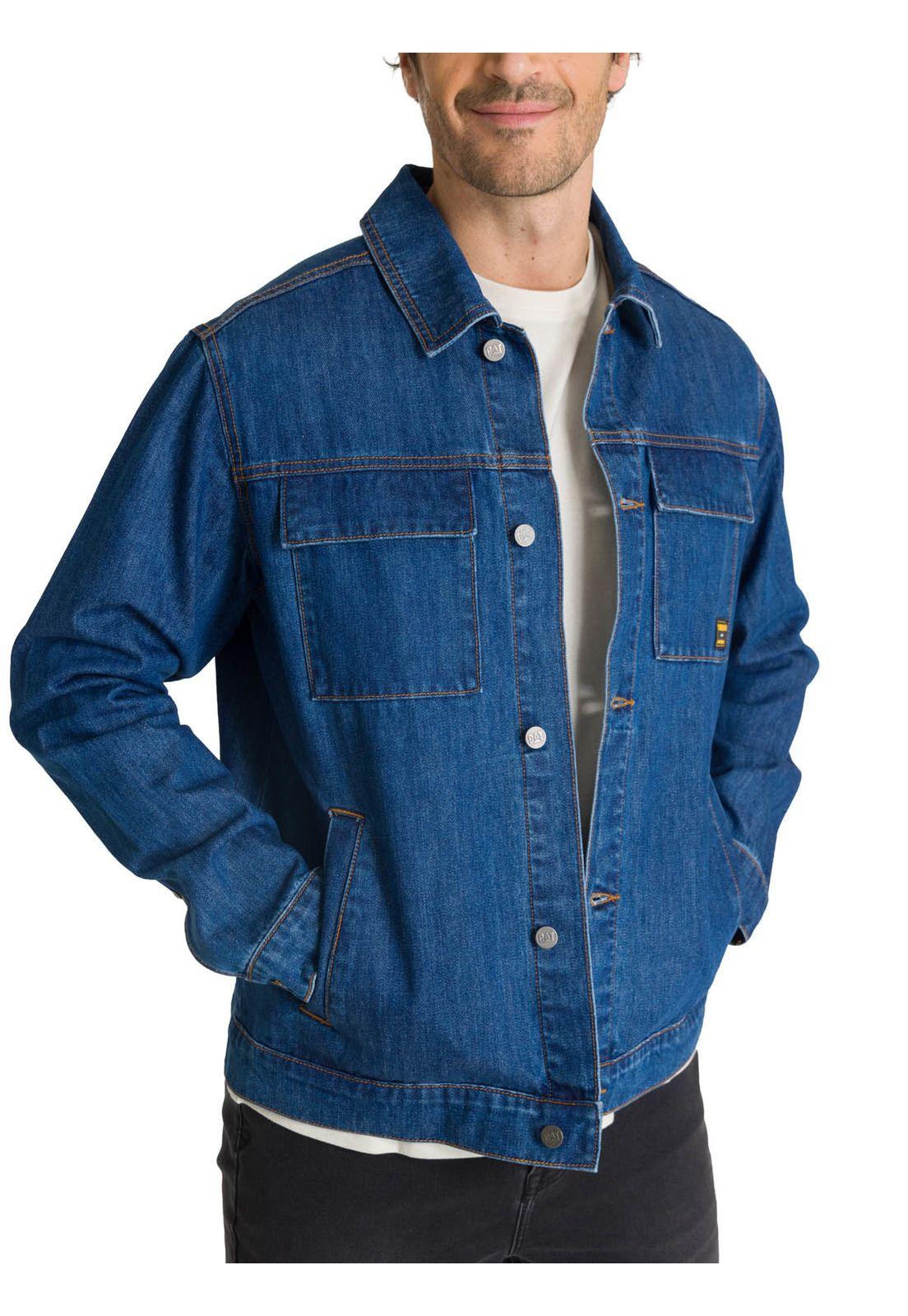 Chaqueta de Jeans Hombre Denim Work Azul-4