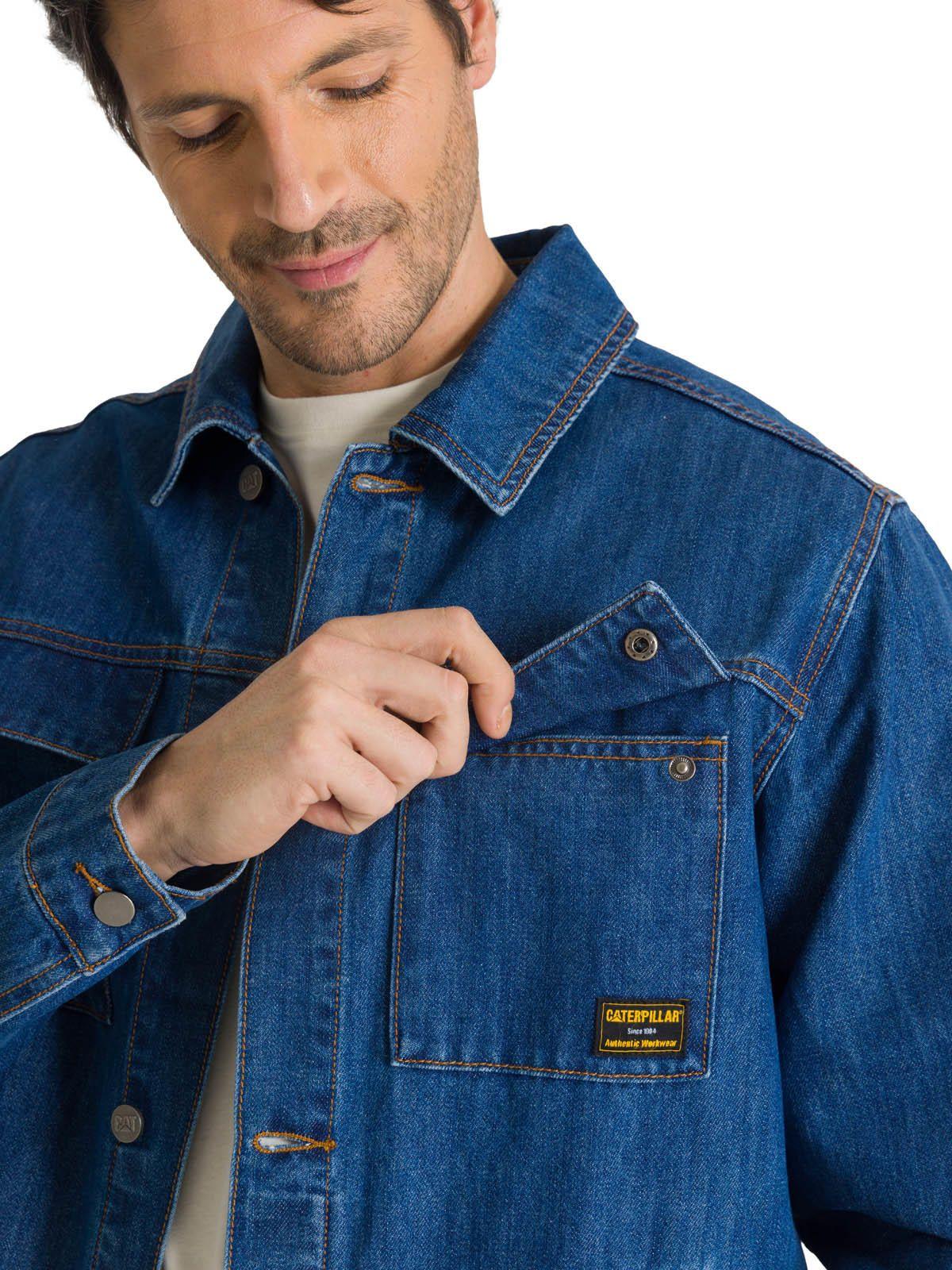 Chaqueta de Jeans Hombre Denim Work Azul-5
