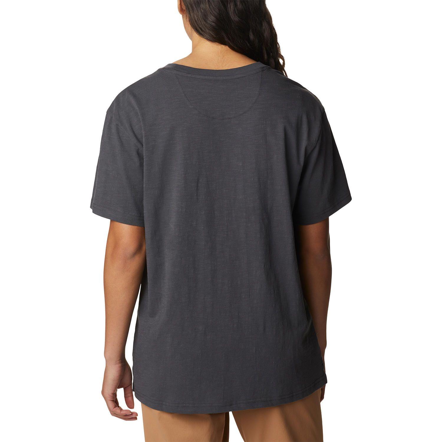 Polera M/C Break It Down Tee Gris Oscuro Mujer-5