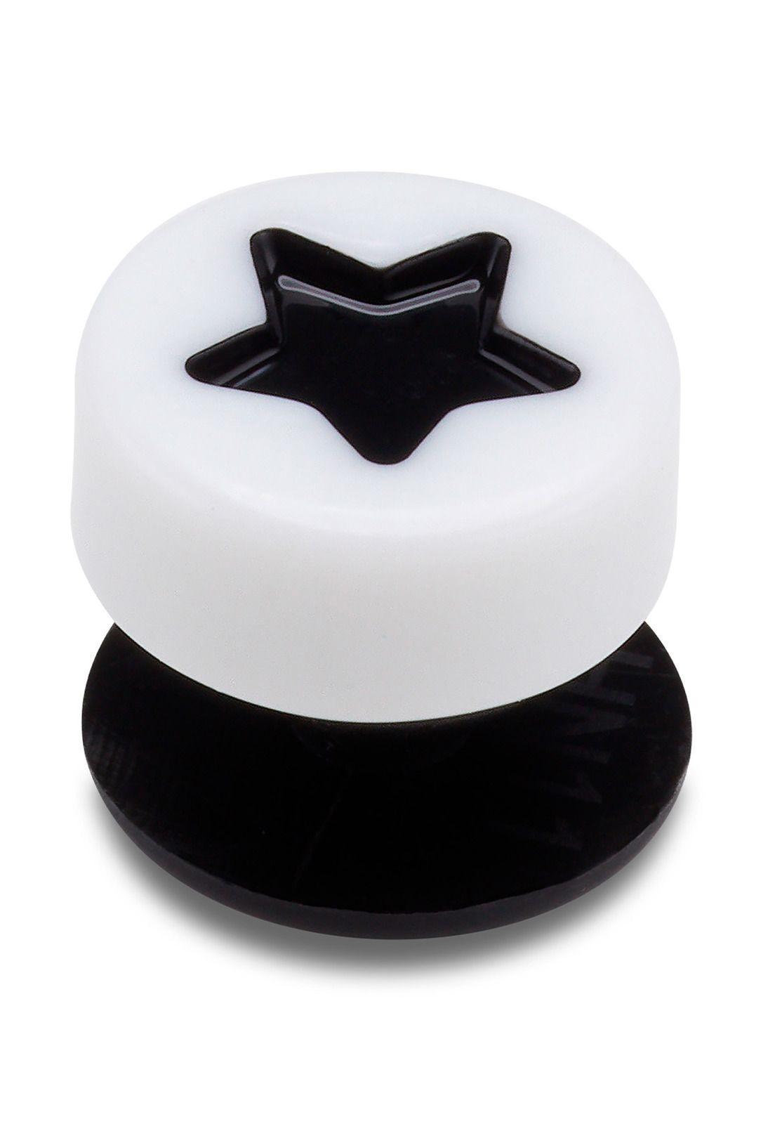 Jibbitz Crocs Estrella Negra 3d Blanco-2