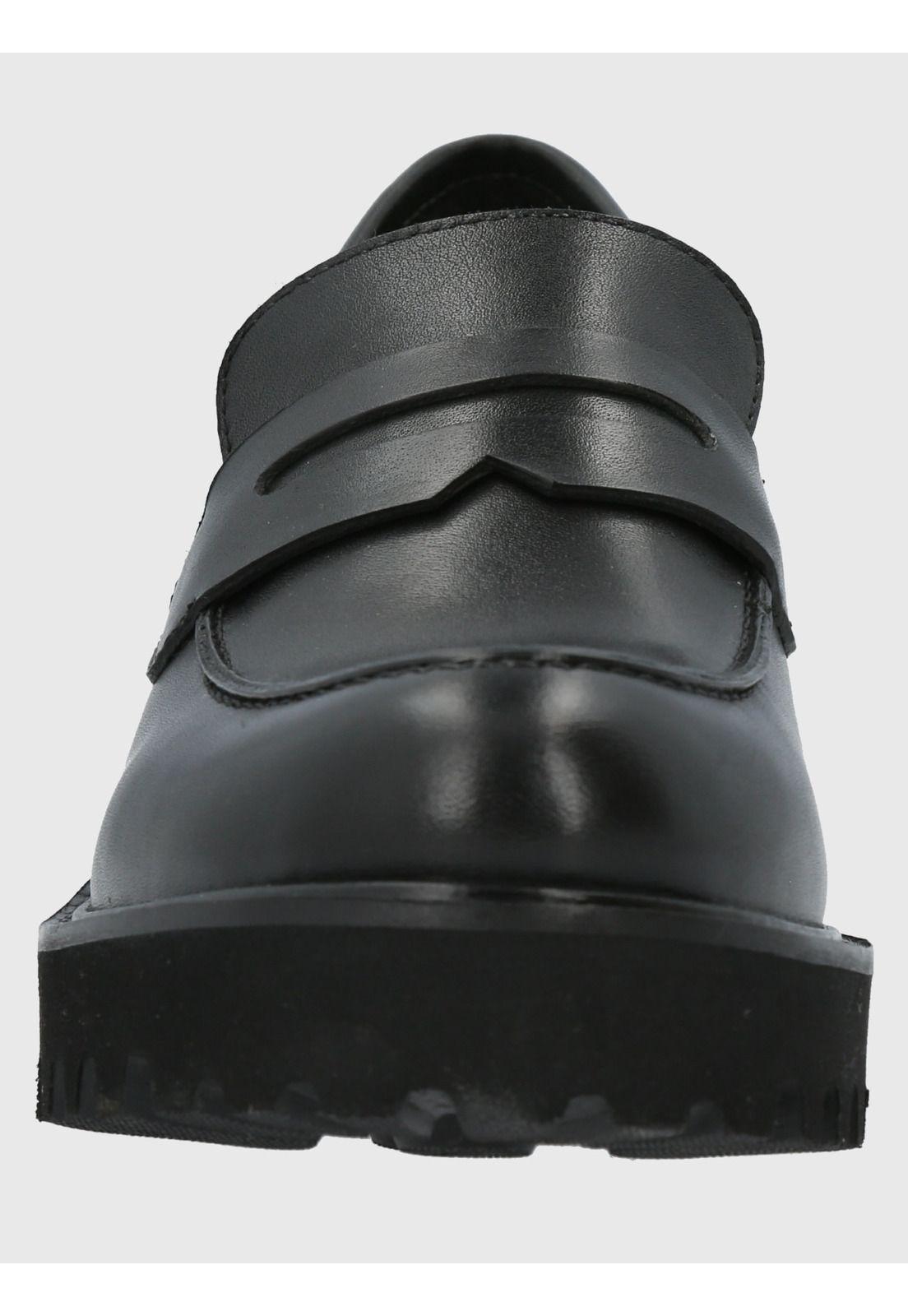 Mocasín Cuero Mujer Sophie Negro-3