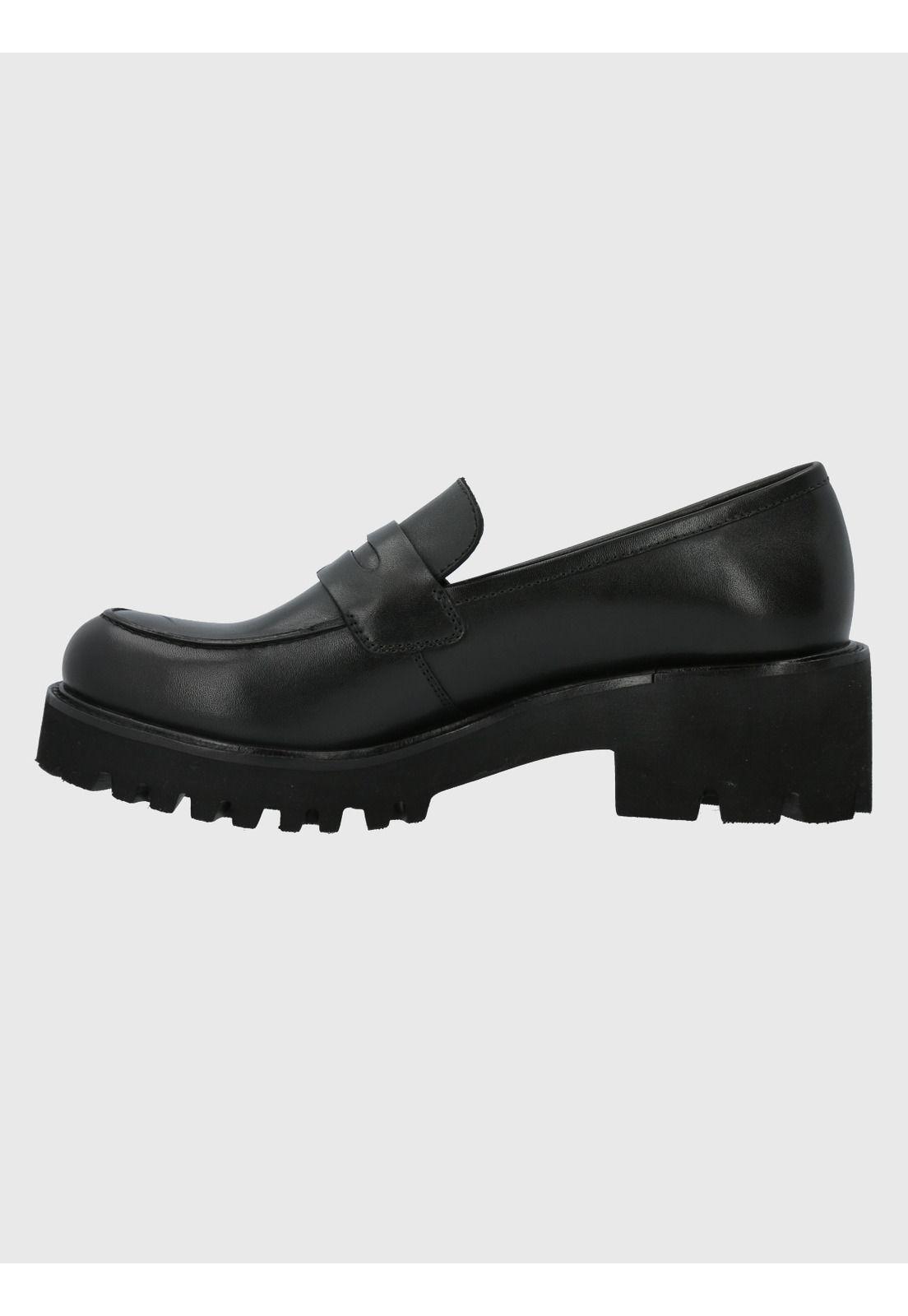 Mocasín Cuero Mujer Sophie Negro-5
