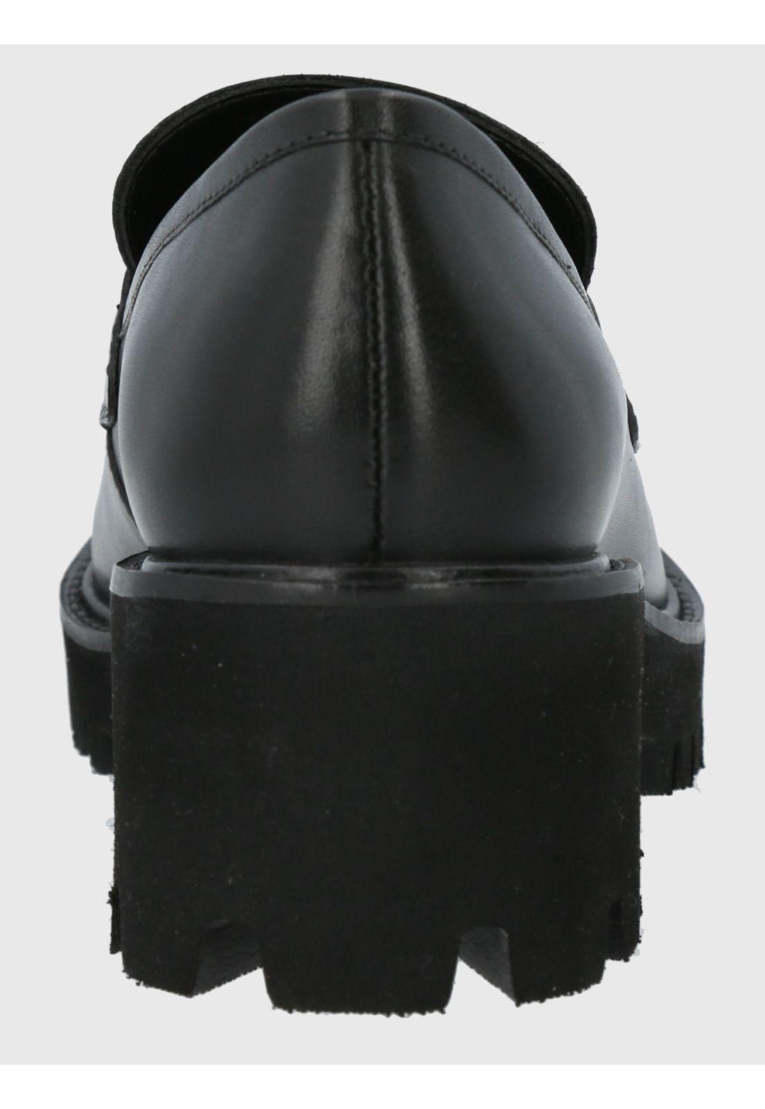 Mocasín Cuero Mujer Sophie Negro-6