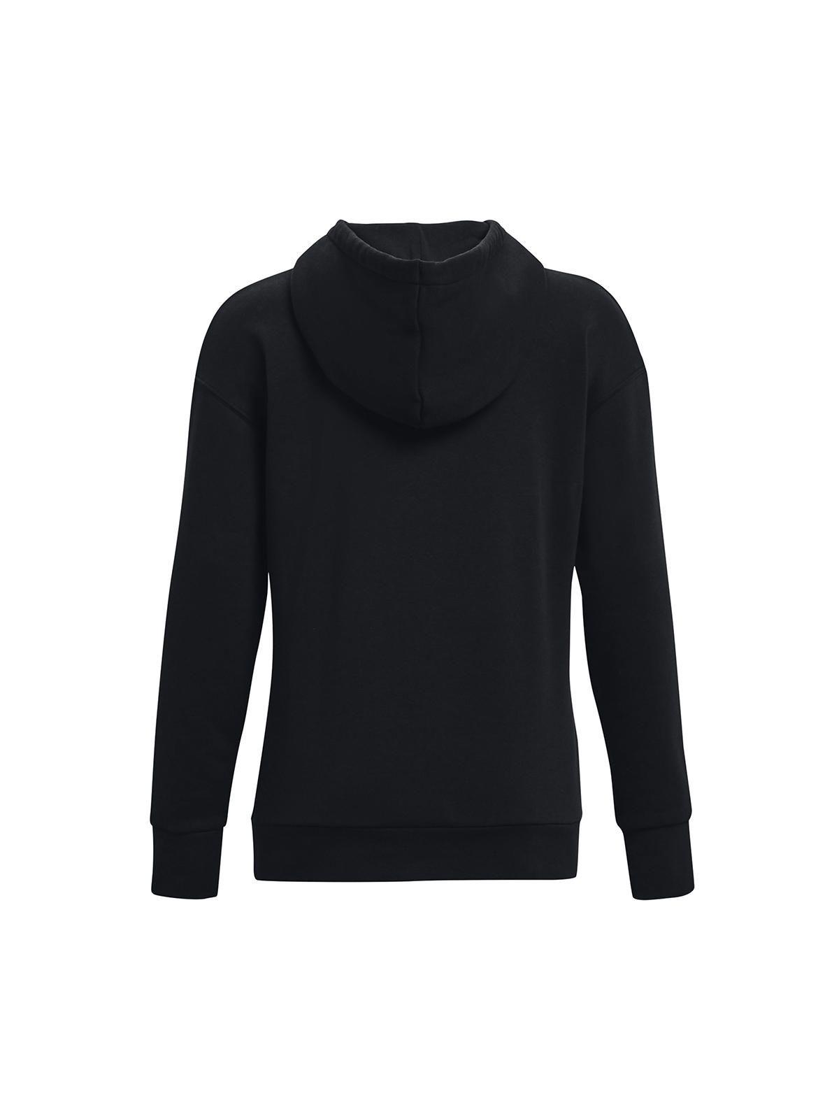 Polerón UA Essential Negro para mujer-1