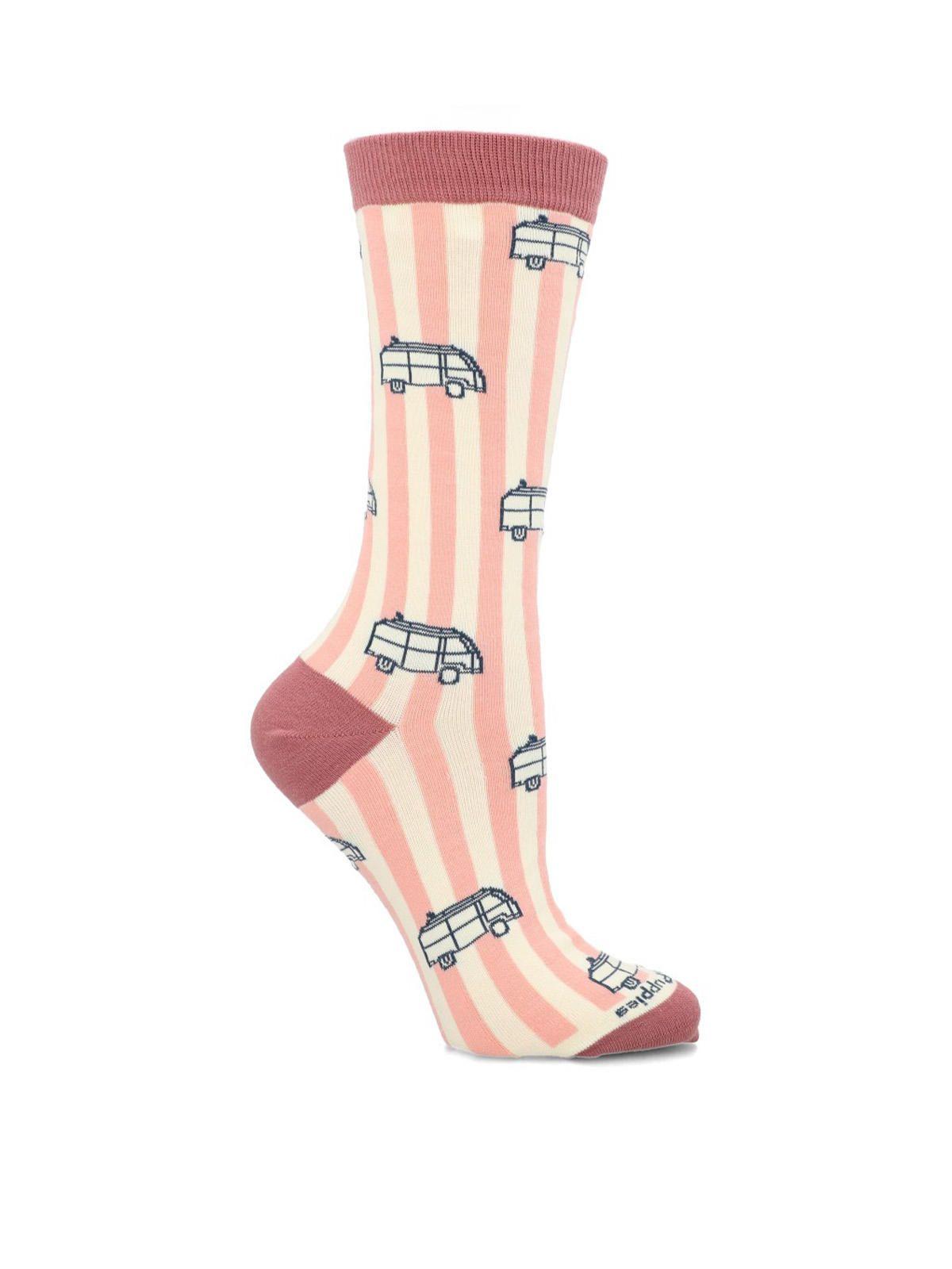 Pack 3 Calcetines Algodón Mujer Pack Gift Cars Crema-6