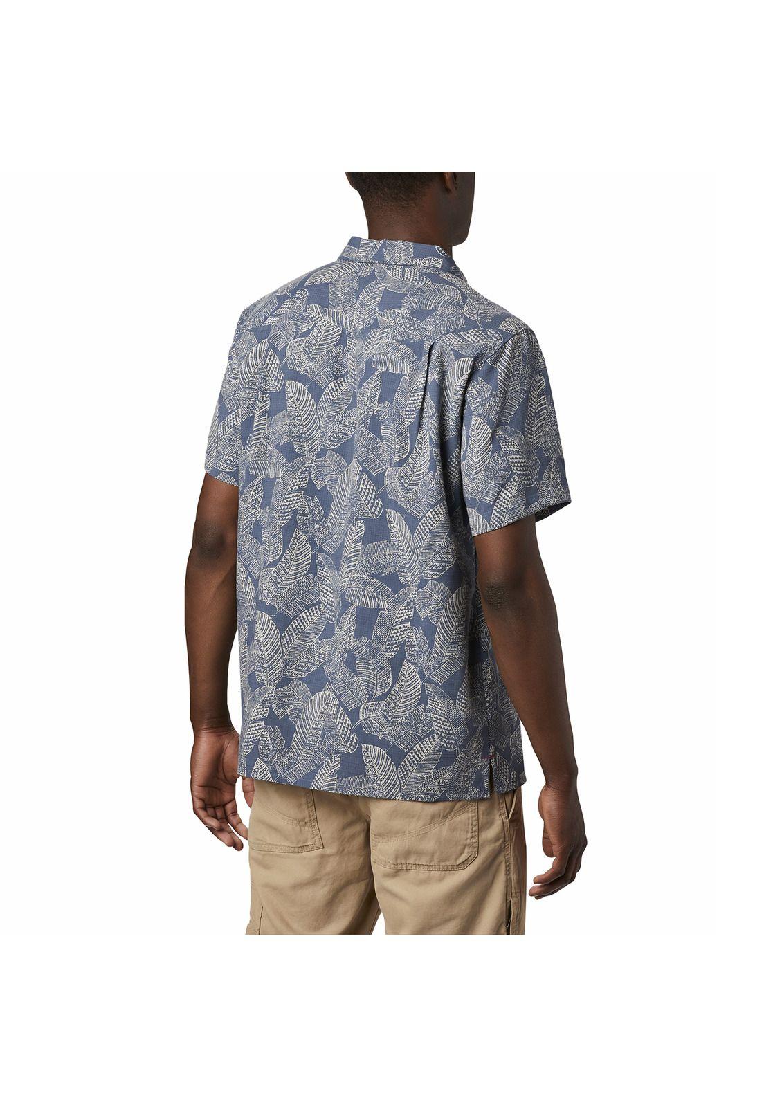 Camisa Hombre Lakeside Trail Azul-1