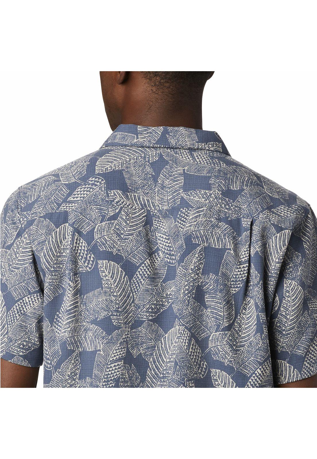 Camisa Hombre Lakeside Trail Azul-2