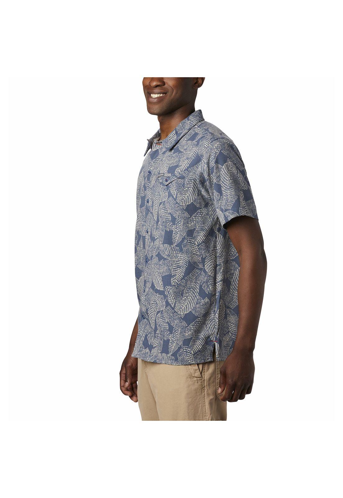 Camisa Hombre Lakeside Trail Azul-4