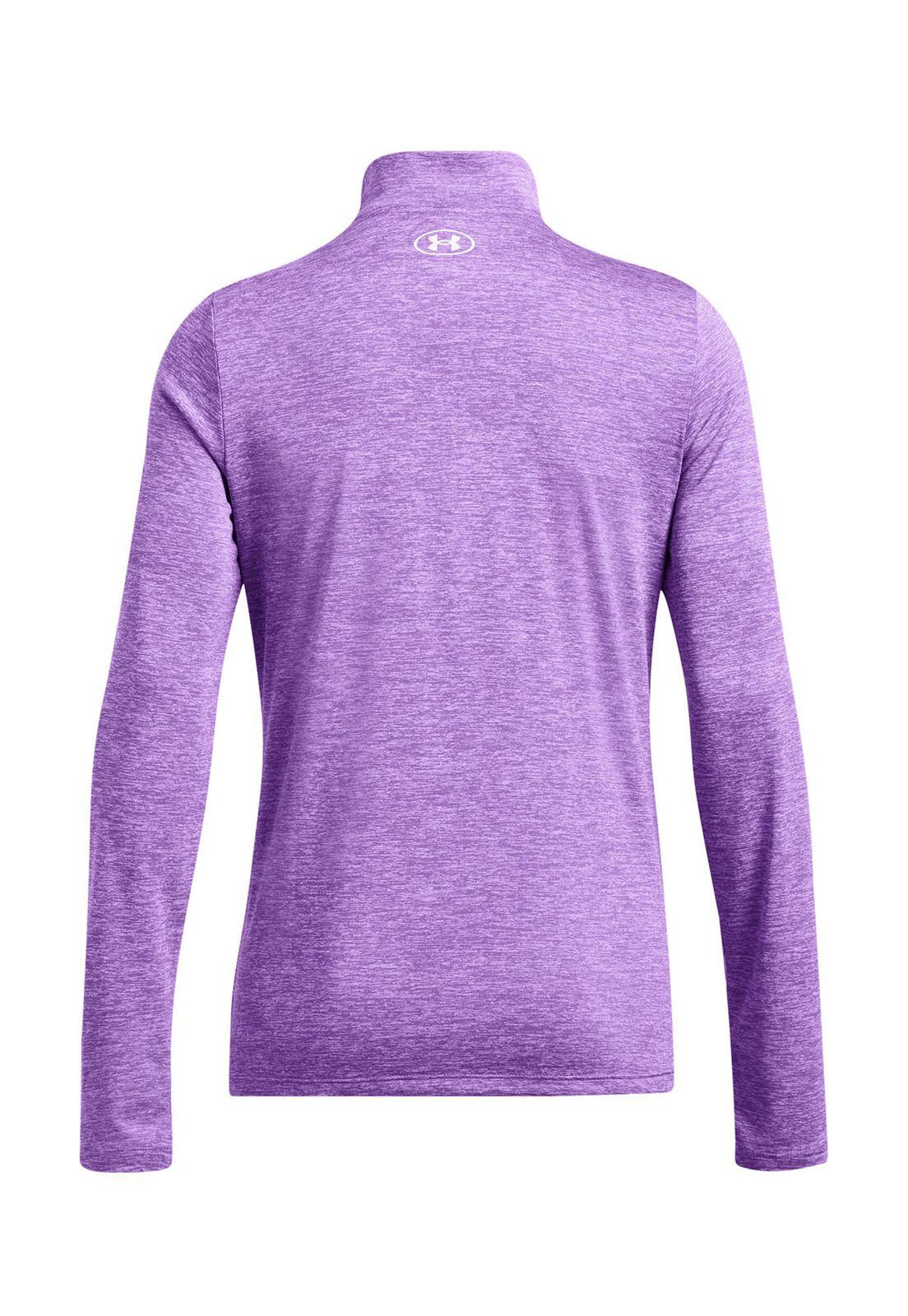 Polerón Tech Twist ½ zip mujer Morado-1
