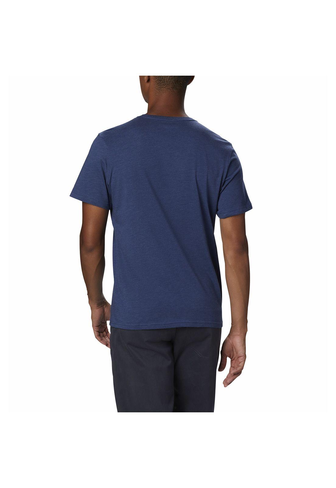 Polera Hombre M Alpine Way Graphic Azul Oscuro-1