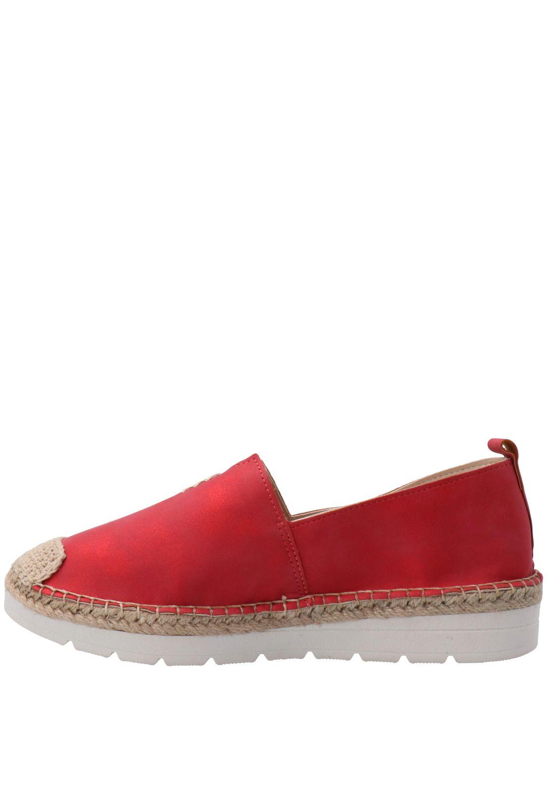 Alpargata Mujer Rolia Rojo-4