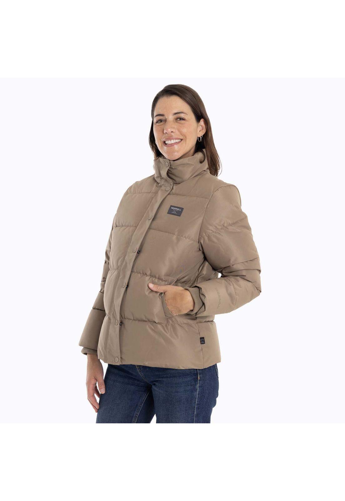 Parka Mujer Puffa Café Merrell-1