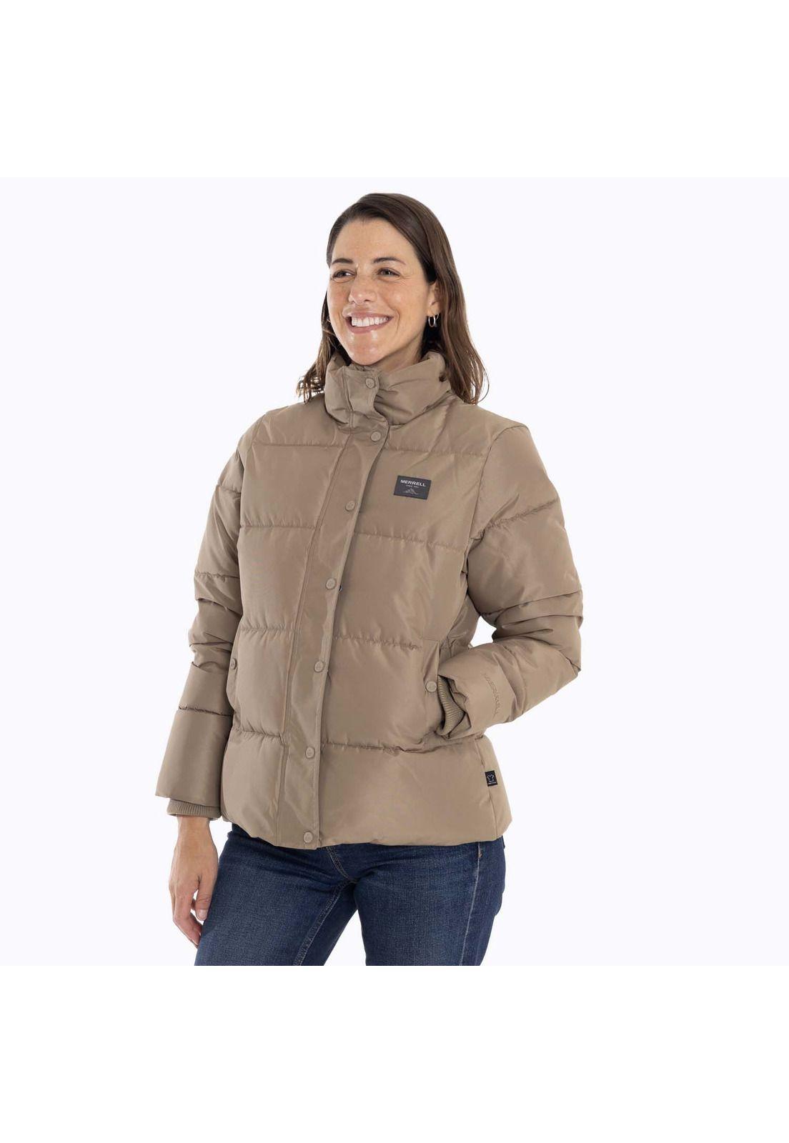 Parka Mujer Puffa Café Merrell-3